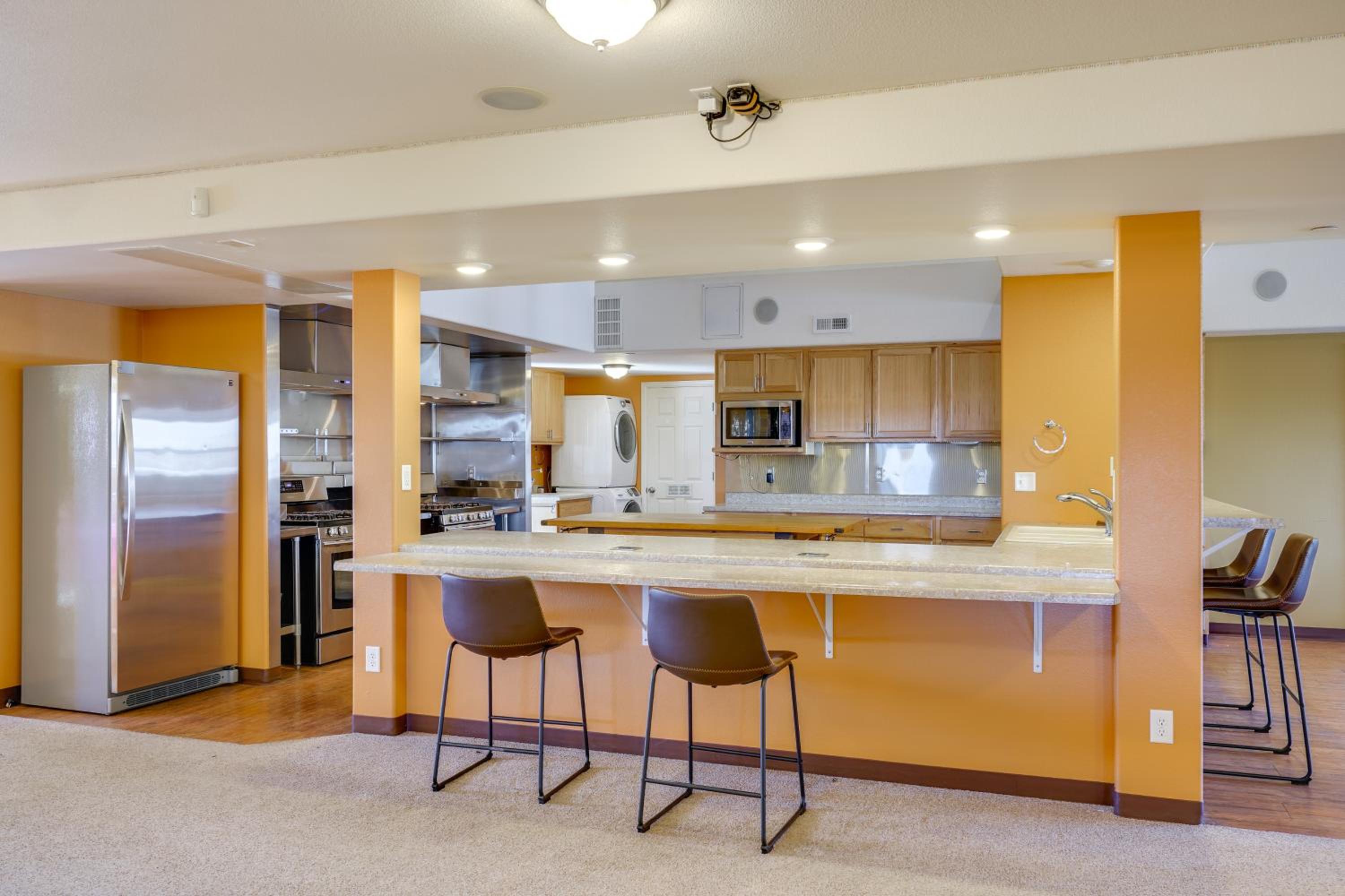 Huge Kitchen and Open Interior Pueblo Group Getaway