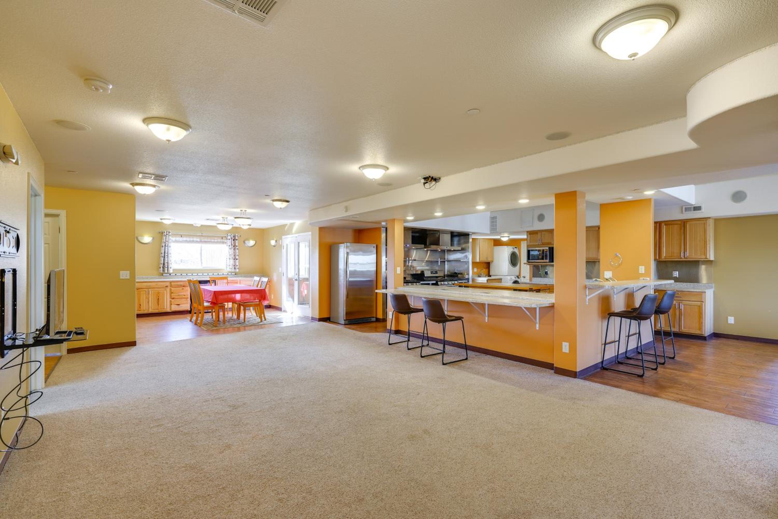 Huge Kitchen and Open Interior Pueblo Group Getaway