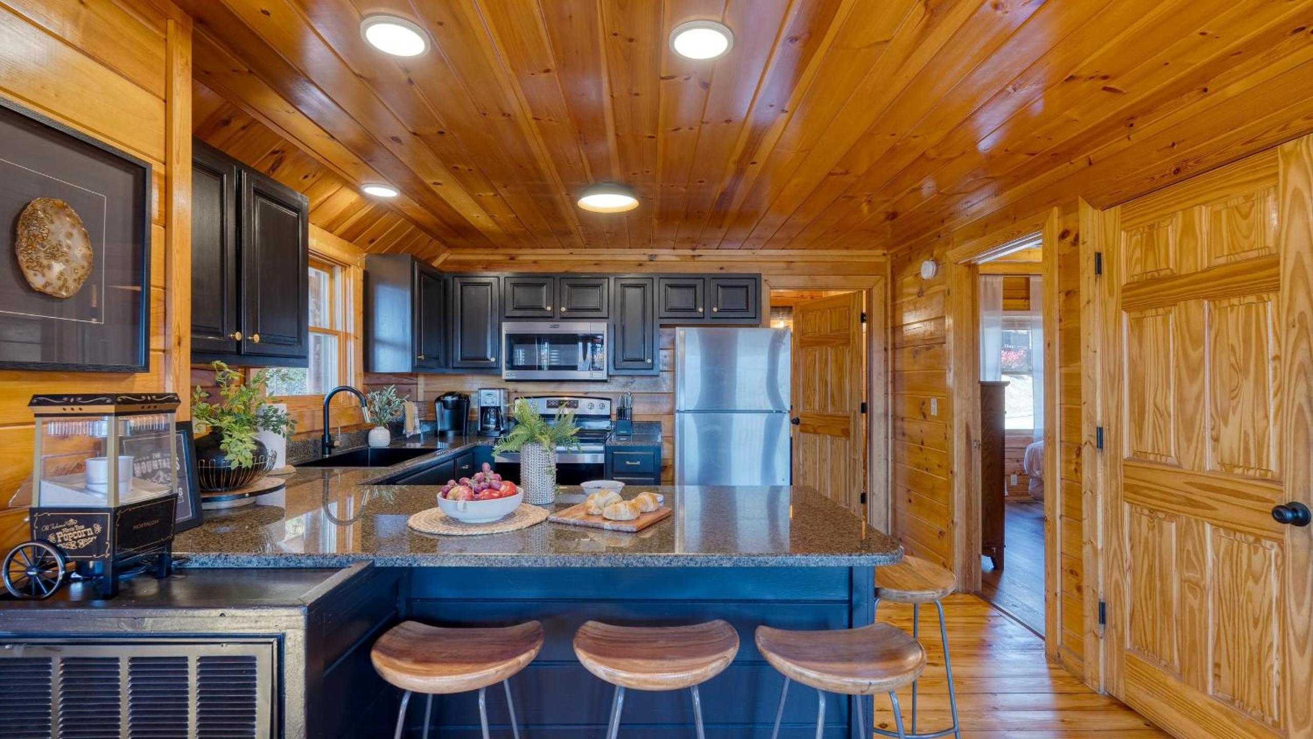 Game Room Hot Tub 3 Decks w Smoky Mountain Views Raccon Ridge by AvantStay