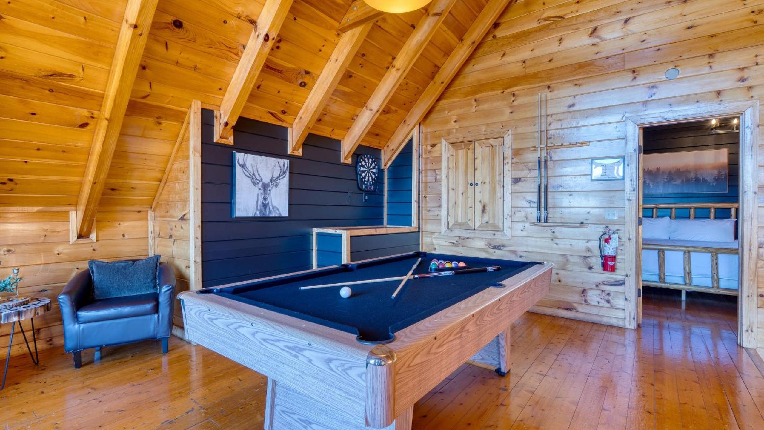Game Room Hot Tub 3 Decks w Smoky Mountain Views Raccon Ridge by AvantStay