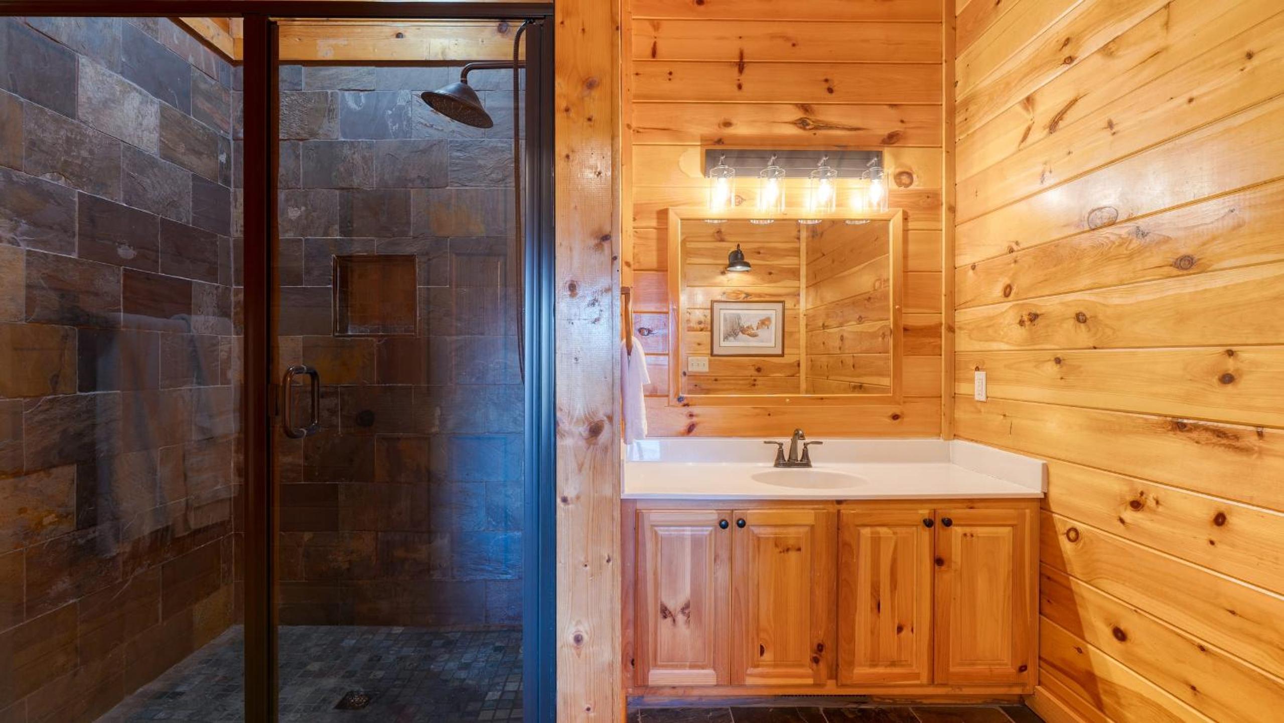 Game Room Hot Tub 3 Decks w Smoky Mountain Views Raccon Ridge by AvantStay