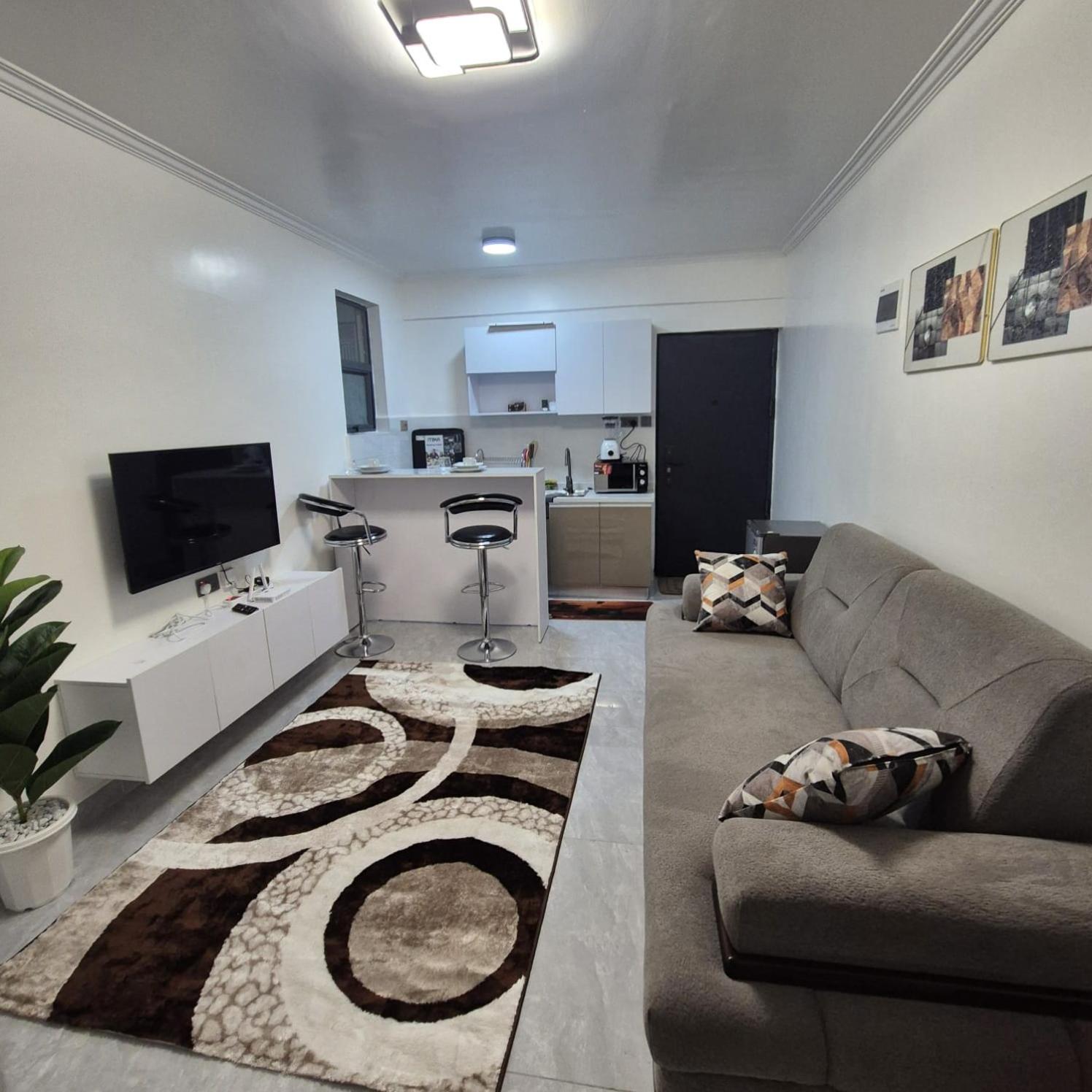 Modern, Spacious And Stylish 1 Bedroom Apartment With Resturant, Wi-Fi, Balcony, City Views & Workspace in Nairobi