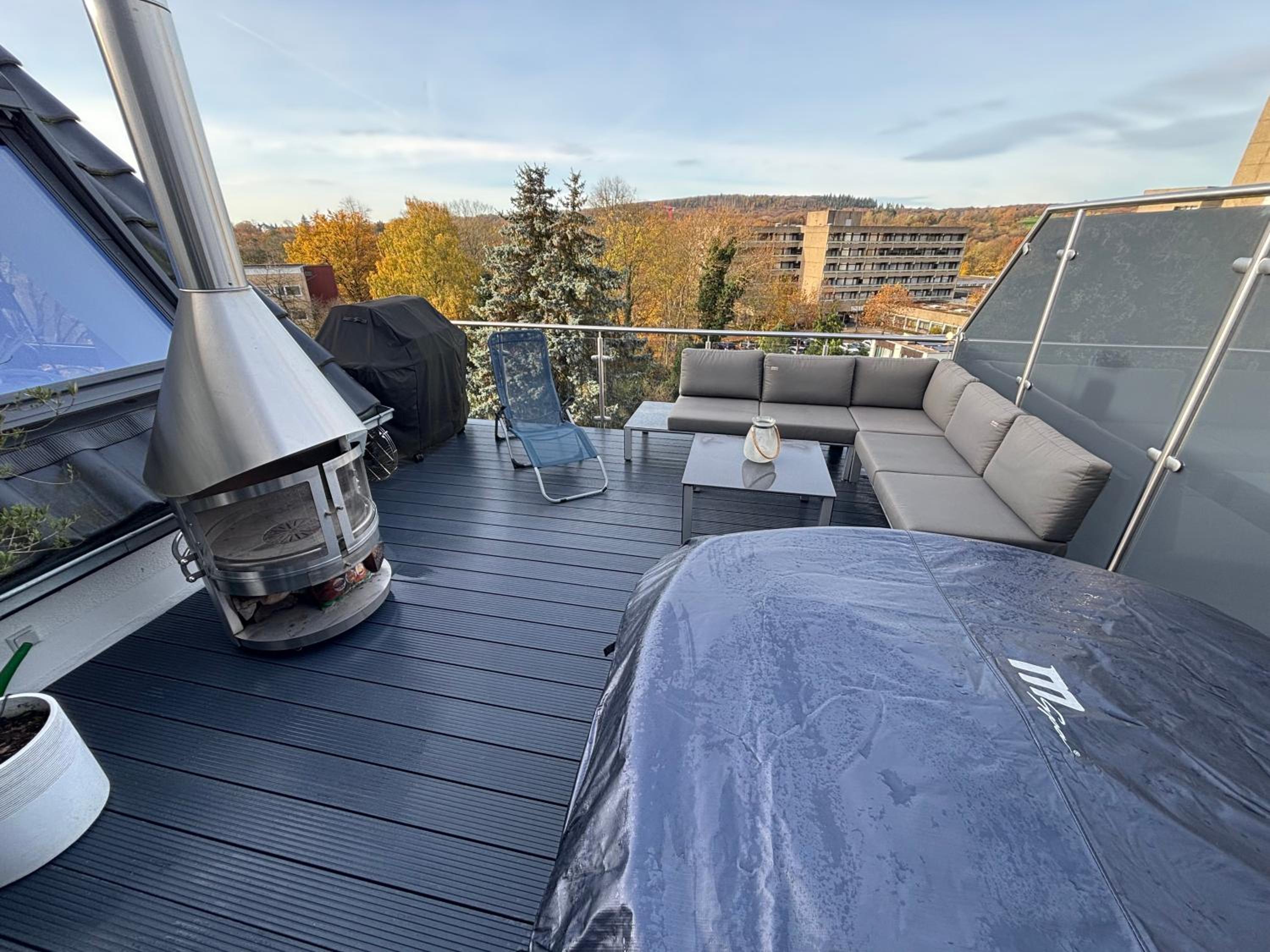 Luxuriöse Maisonette Wohnung mit Whirlpool und Weitblick im Kurviertel von Bad Salzuflen