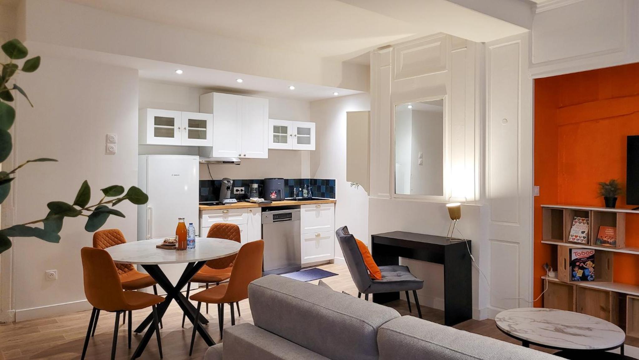 L'Hauss'Rouennais - Grand T2 Chic prés de l'Hôtel de Ville de Rouen- idéal couple-Pros