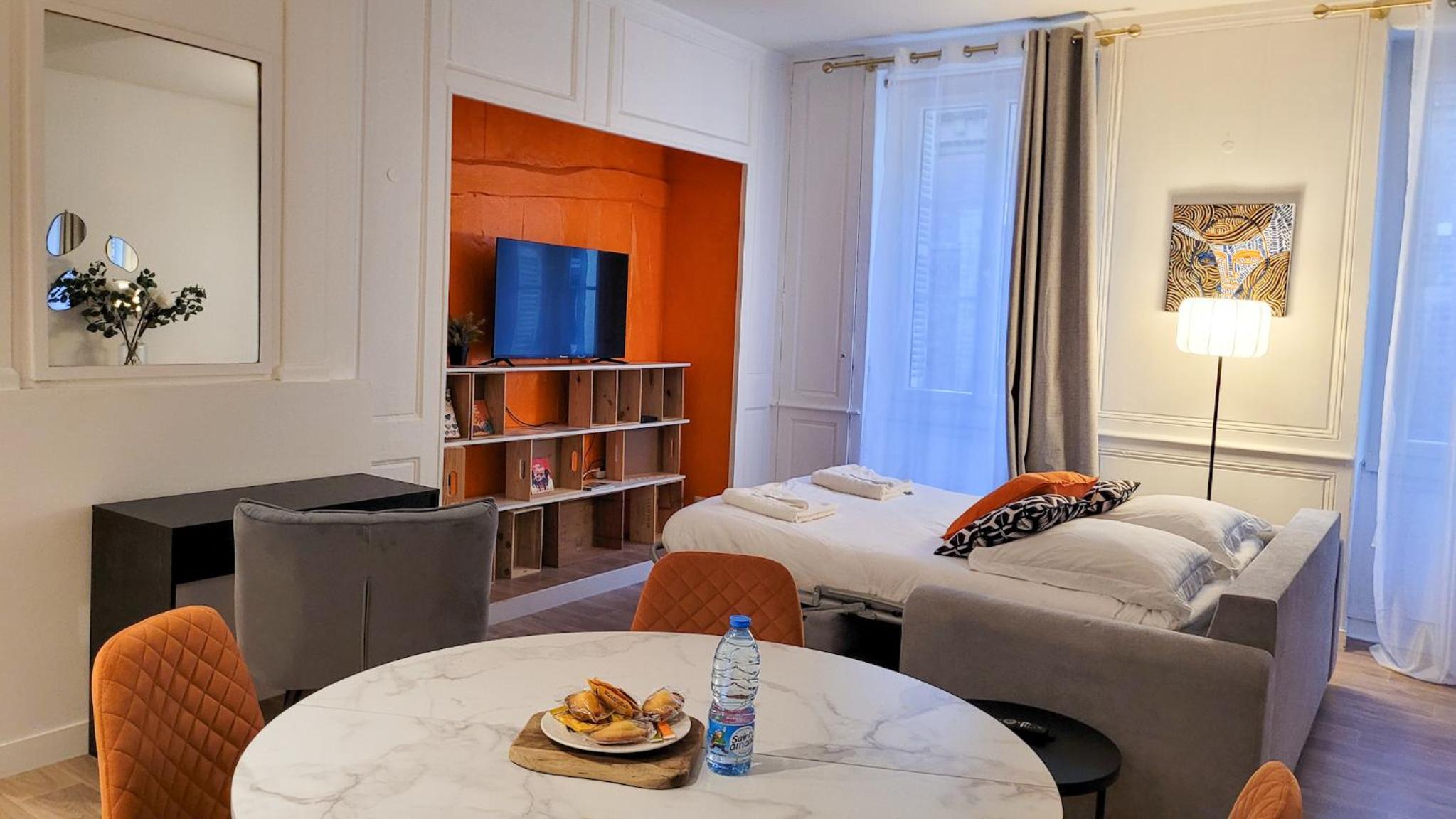 L'Hauss'Rouennais - Grand T2 Chic prés de l'Hôtel de Ville de Rouen- idéal couple-Pros