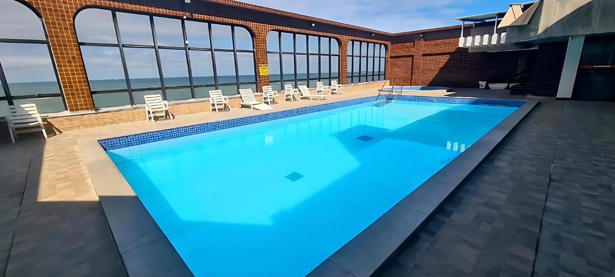Sensacional Flat pé na areia na Praia da Costa