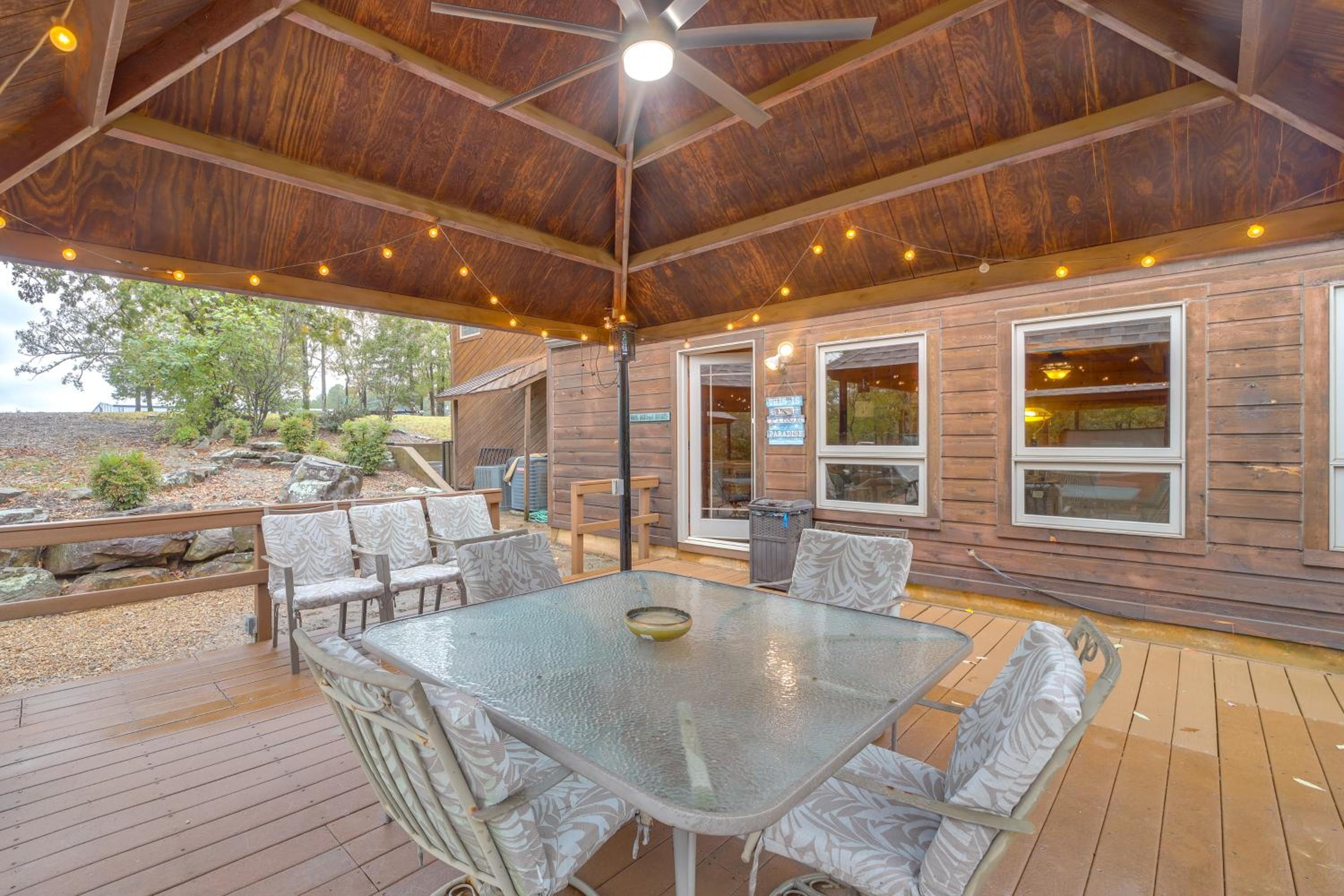 Lake Eufaula Cabin with Dock at Nine Marina