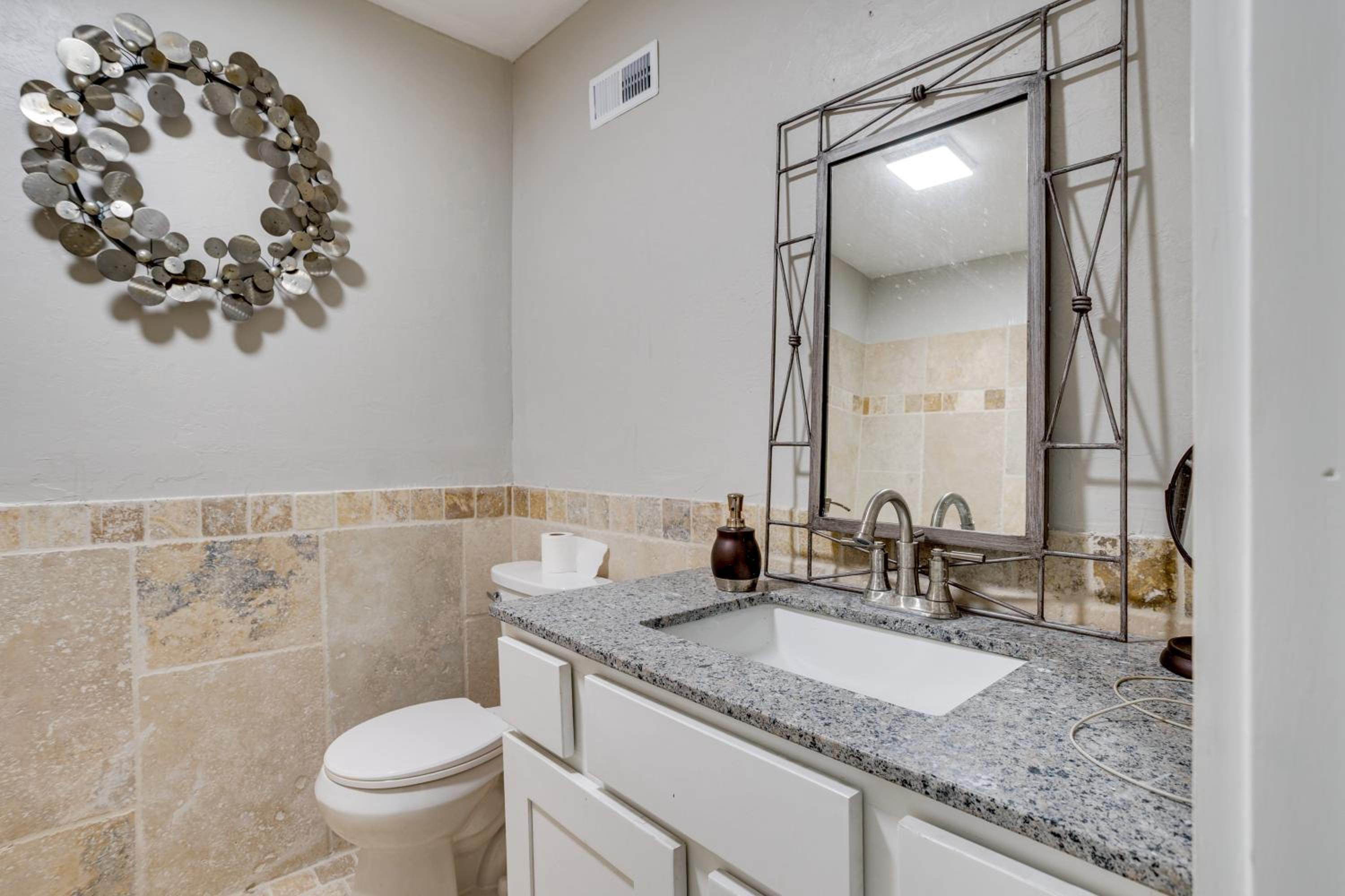 Lakefront Getaway with Hot Tub and Yard in OKC!