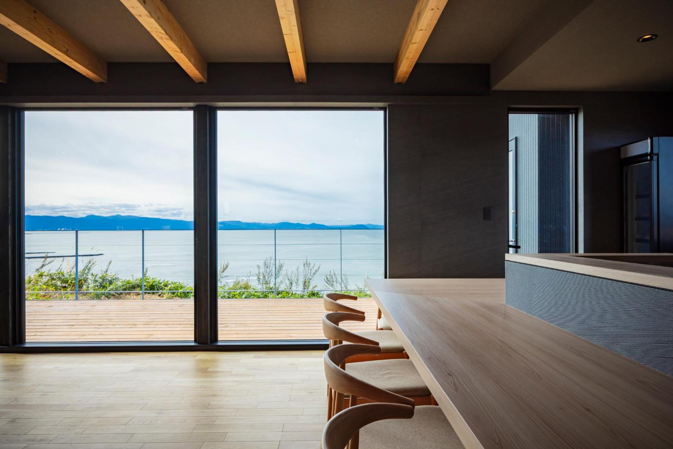 the SHIHACHI Luxury Oceanfront Stay with All-Inclusive Hokkaido Seafood, Sauna & Open-Air Goemon Bath