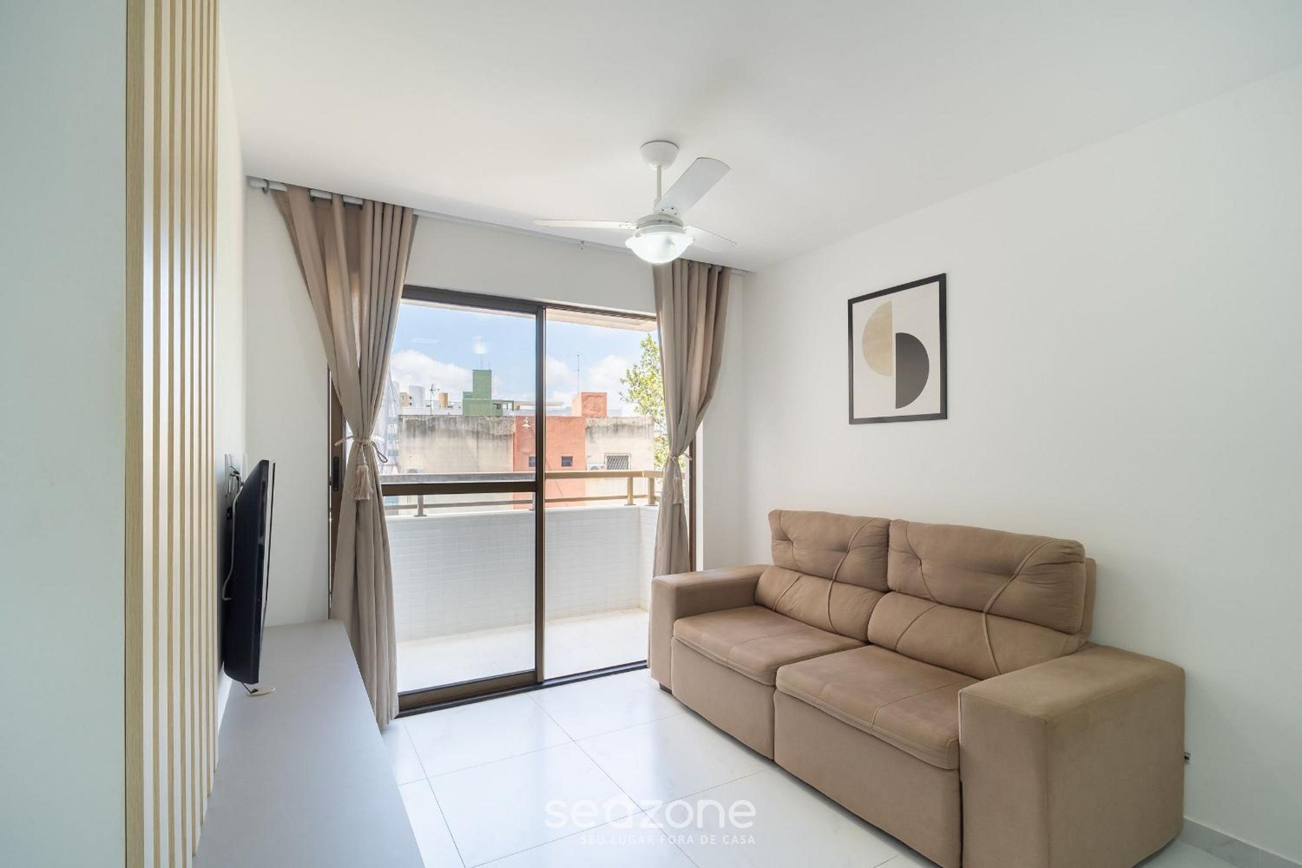 Your stay 2 min from the beach in a building with a pool in the best location in Cabedelo-PB | PTAs