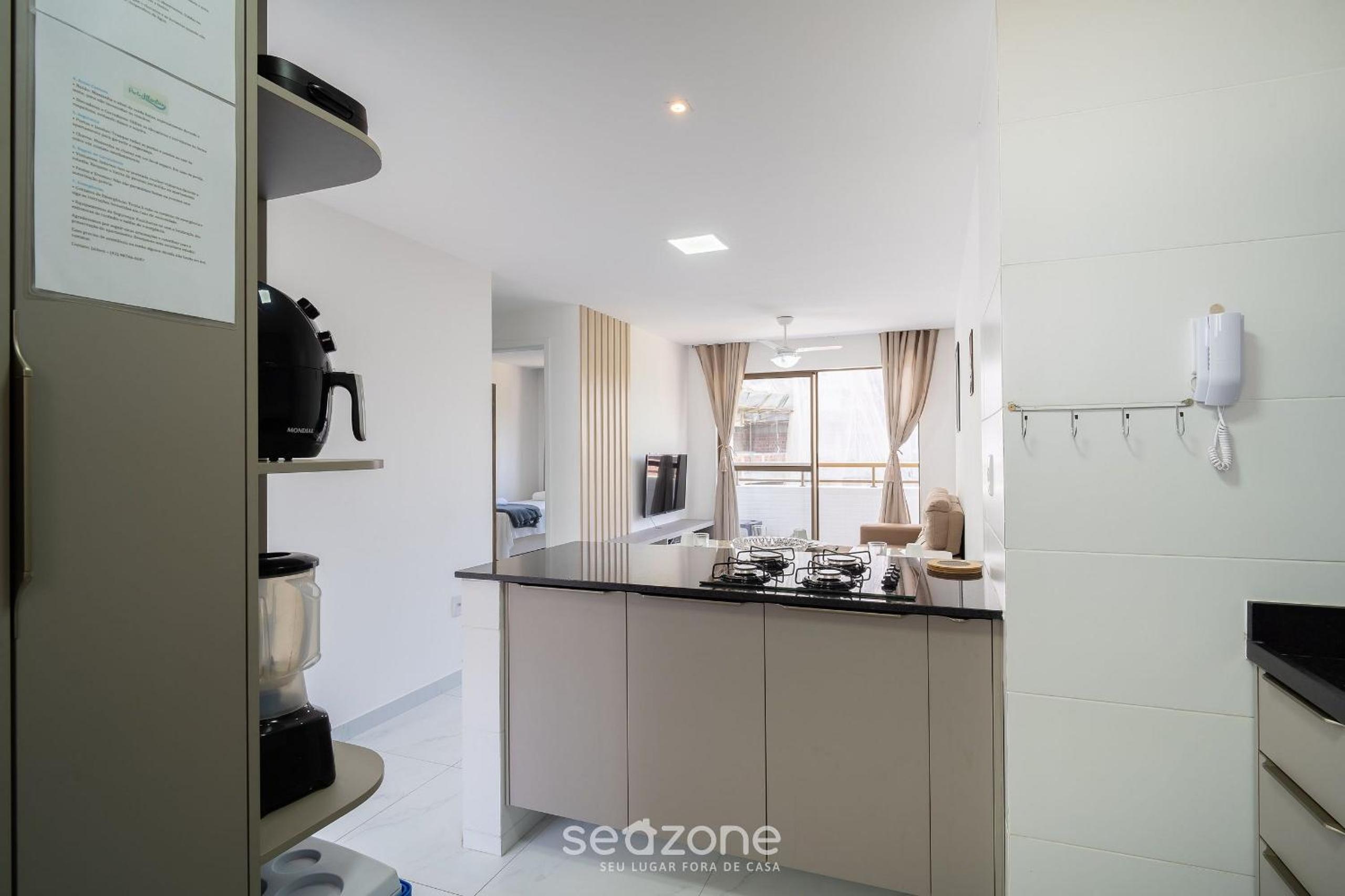 Your stay 2 min from the beach in a building with a pool in the best location in Cabedelo-PB | PTAs