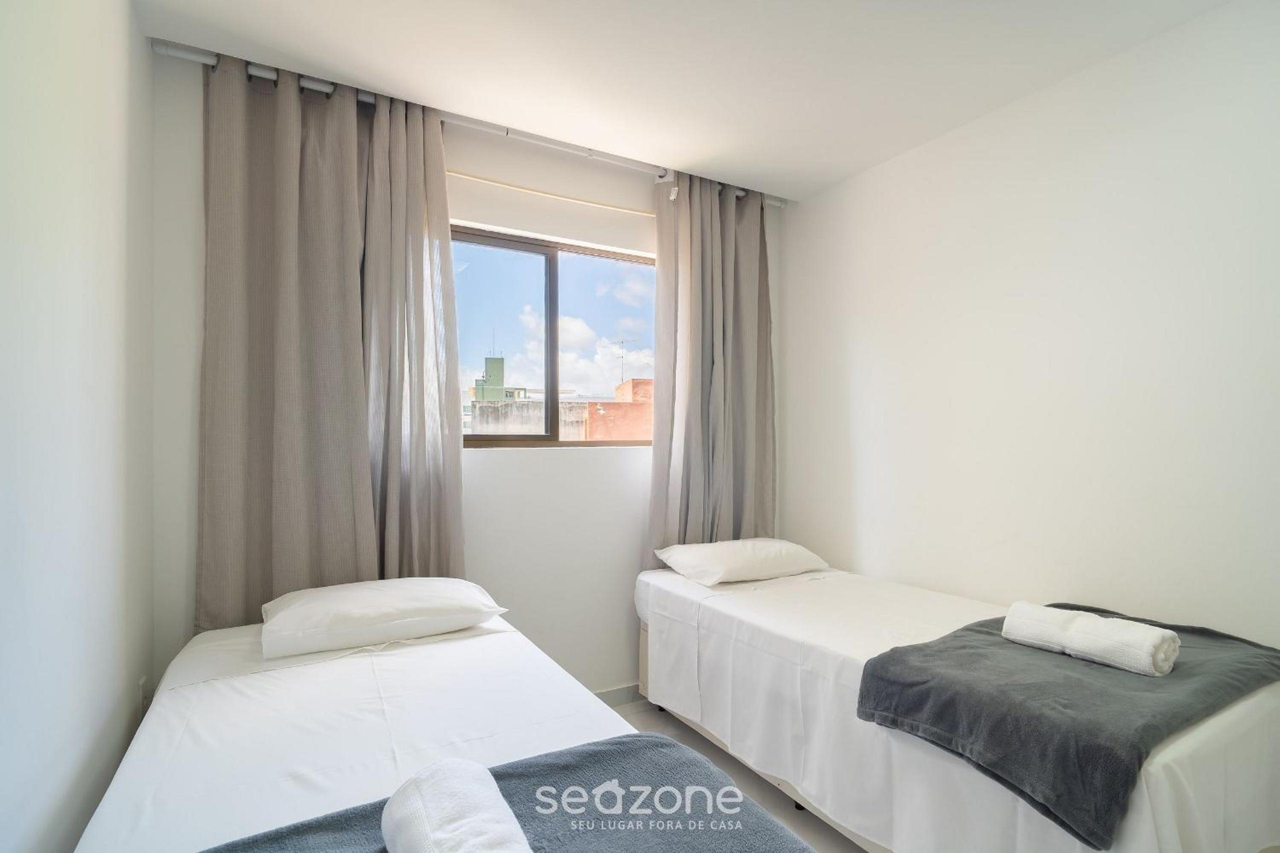 Your stay 2 min from the beach in a building with a pool in the best location in Cabedelo-PB | PTAs