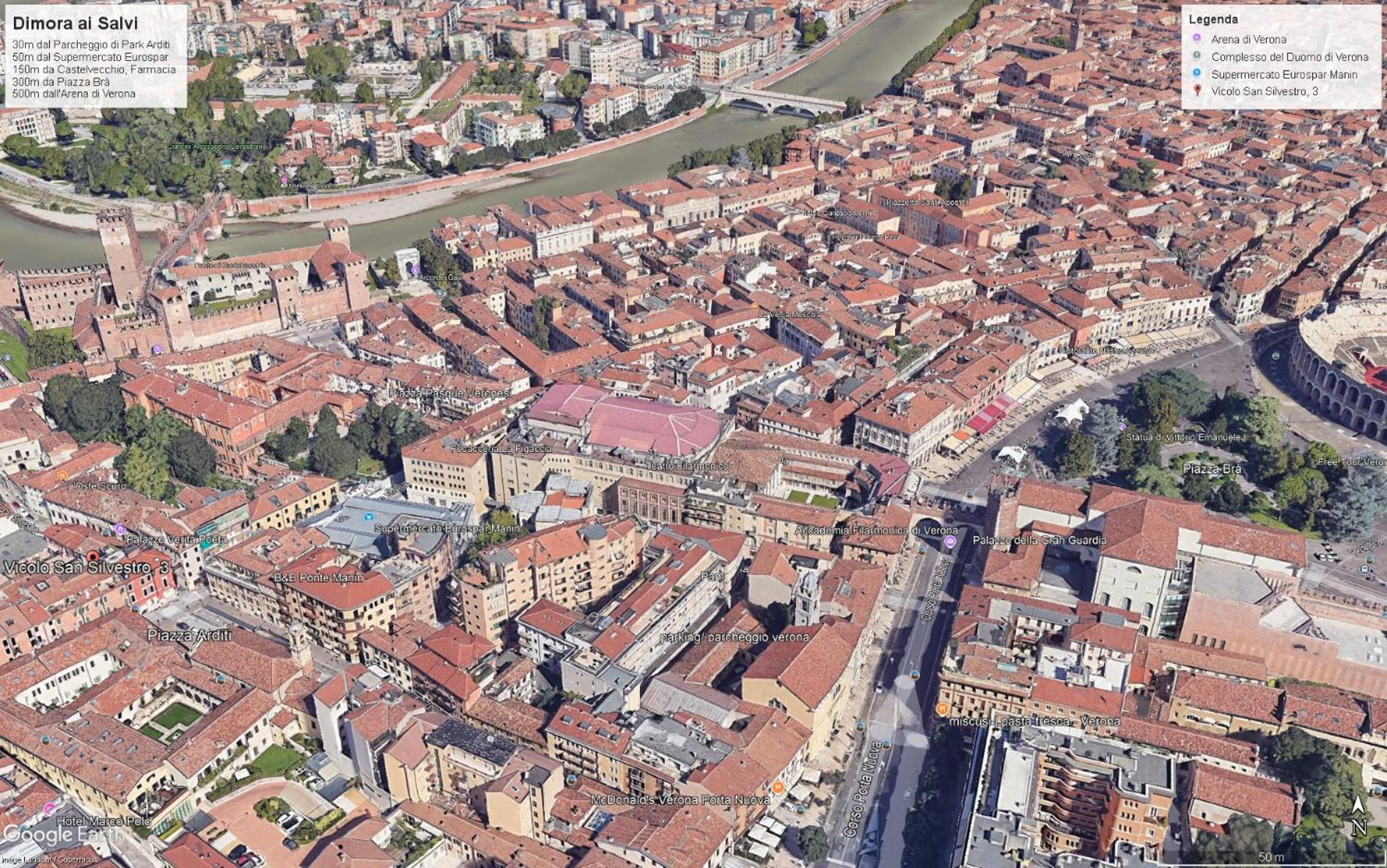 Dimora Castelvecchio ai Salvi - Soggiorno storico nel cuore di Verona con parcheggi su richiesta