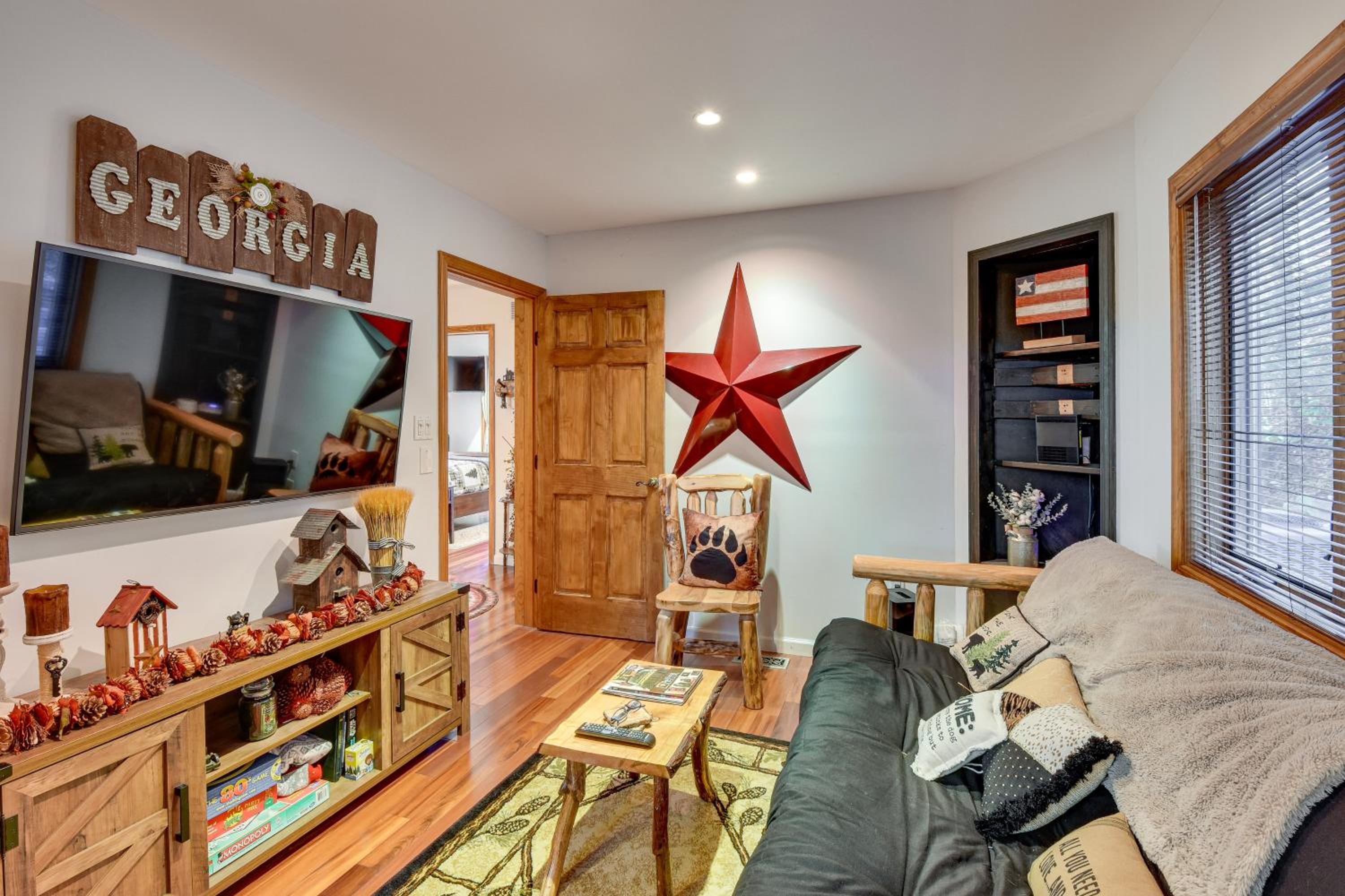 3 Mi to Vogel State Park! Family Home with Game Room