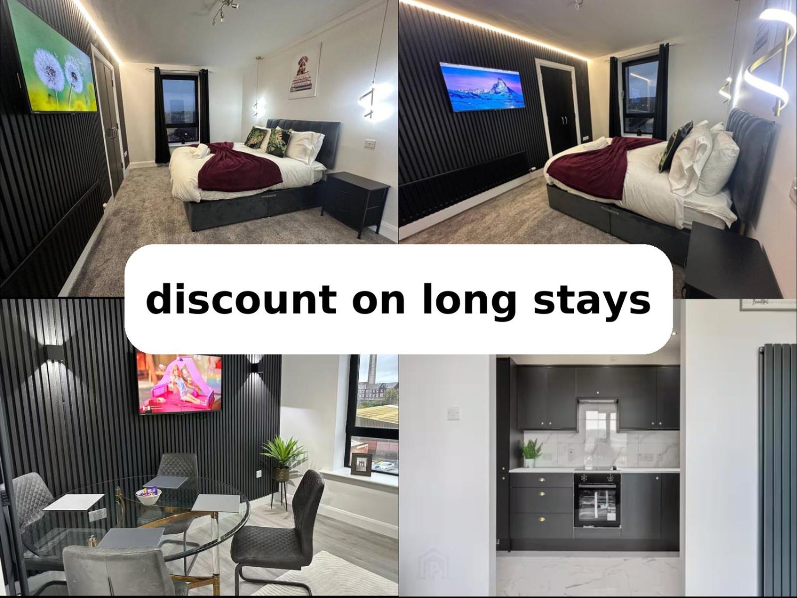 Lux 2bed apartment city center Free parking