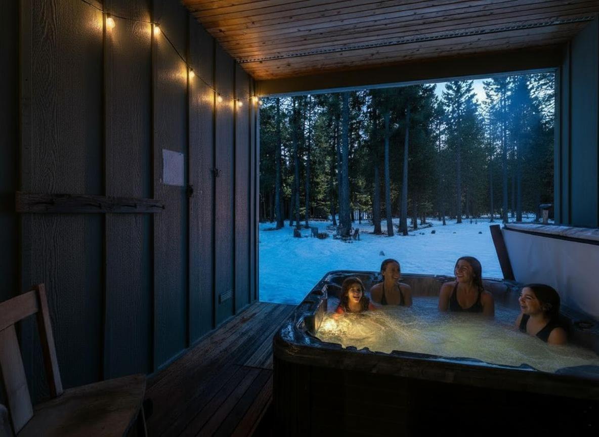 Cozy Pine Cabin Private Pool Access & Family Fun