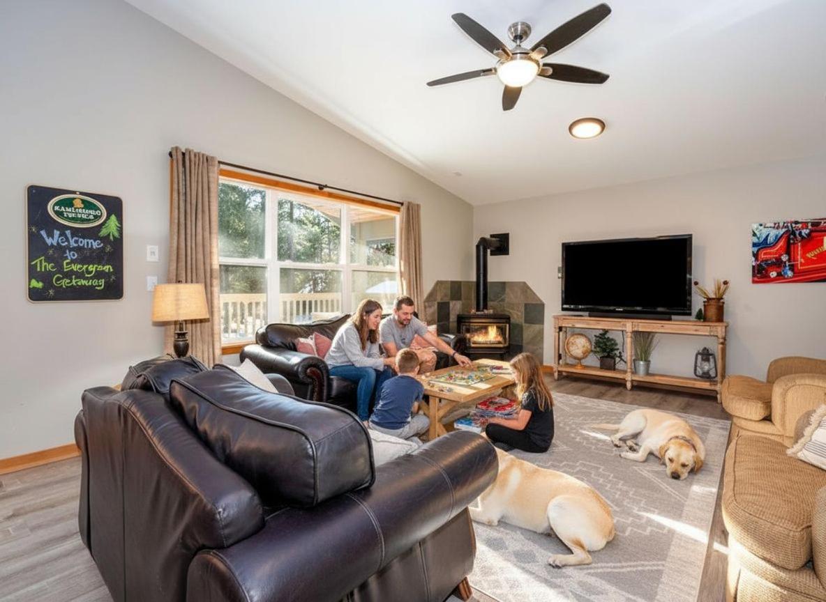 Cozy Pine Cabin Private Pool Access & Family Fun