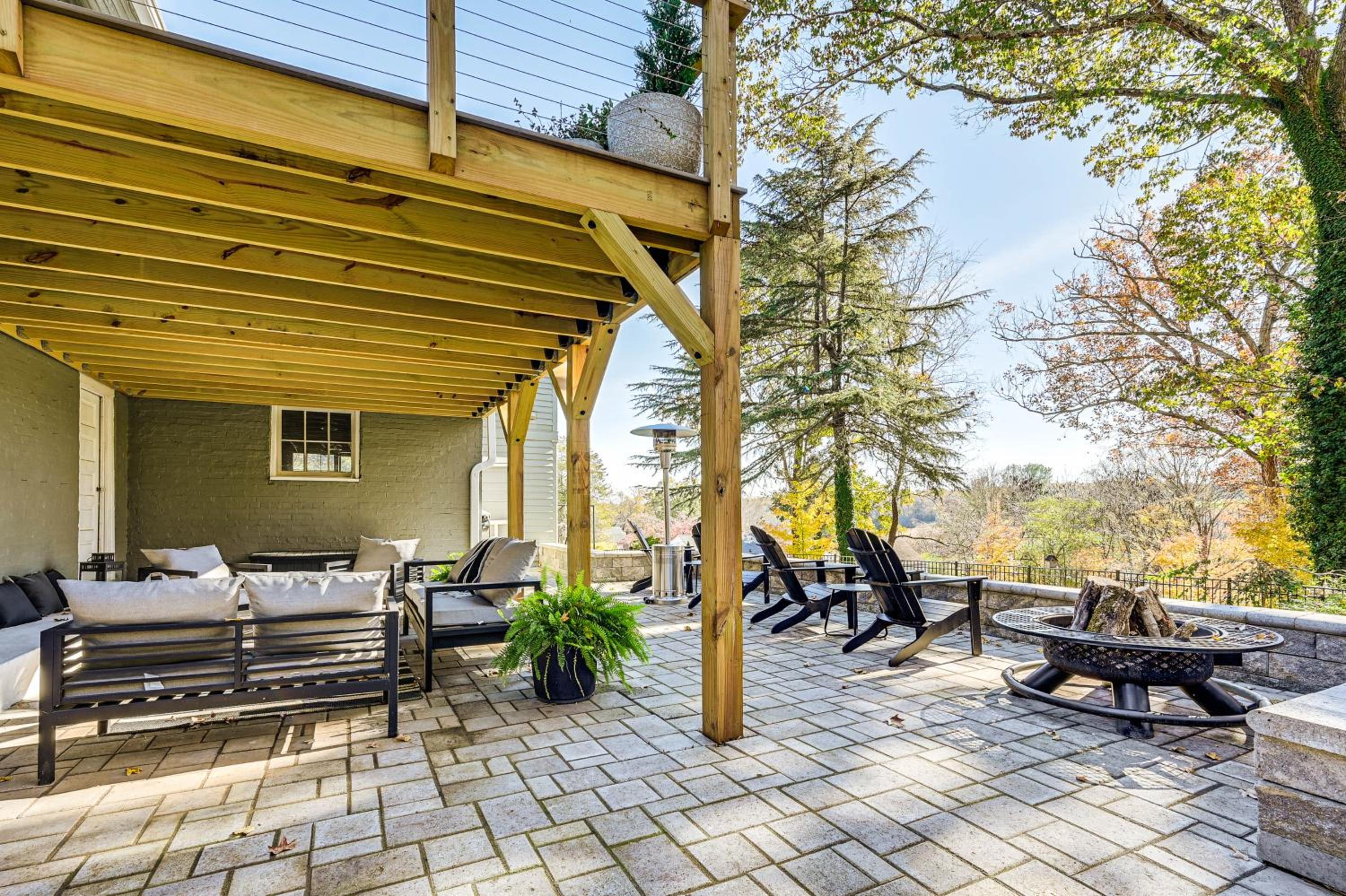Main Street Elkin Retreat Home with Backyard Oasis