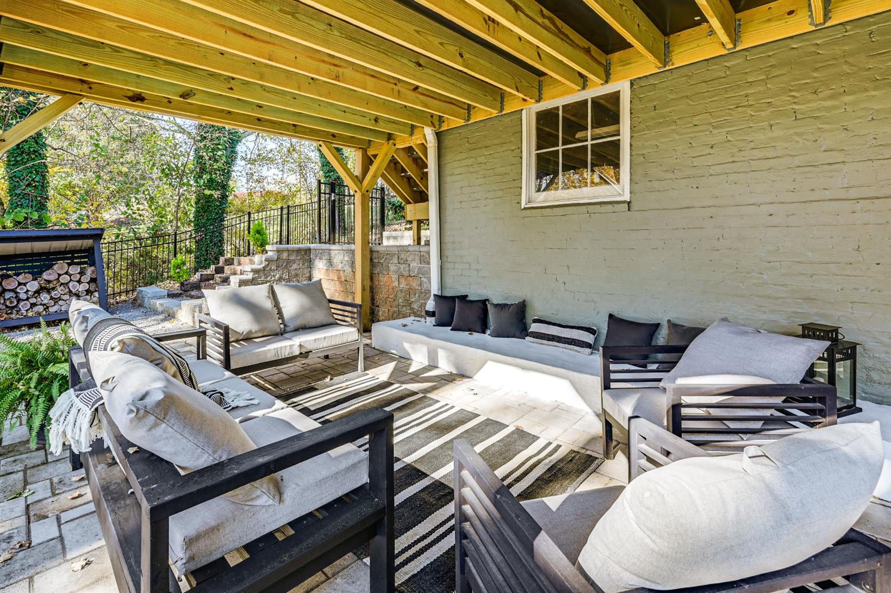 Main Street Elkin Retreat Home with Backyard Oasis