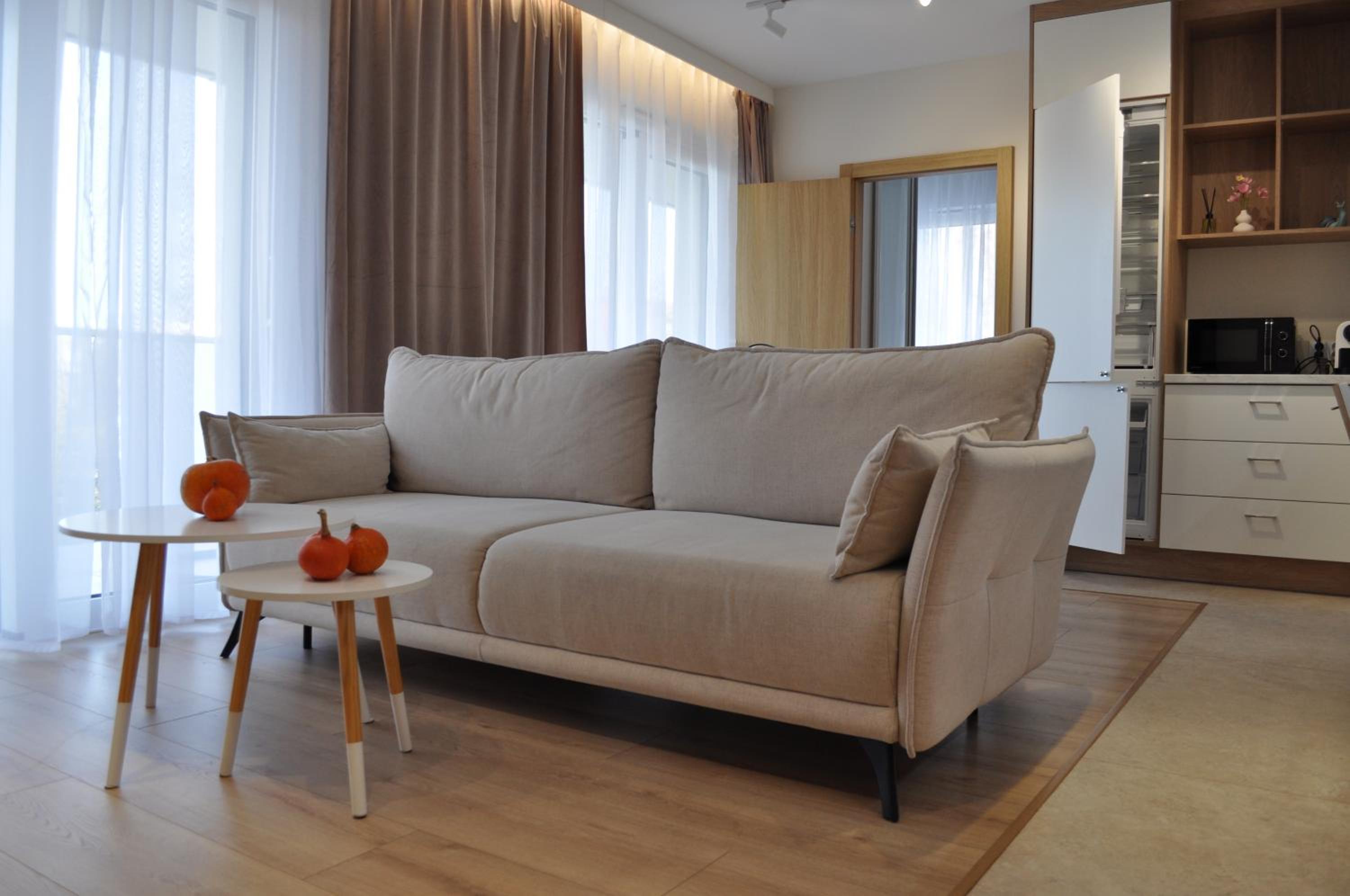 4SUMMER Golden Dune - Parking, przestronne mieszkanie 50m2, cały apartament do dyspozycji, duży taras z pięknym zachodem słońca Parkplatz, geräumige Wohnun