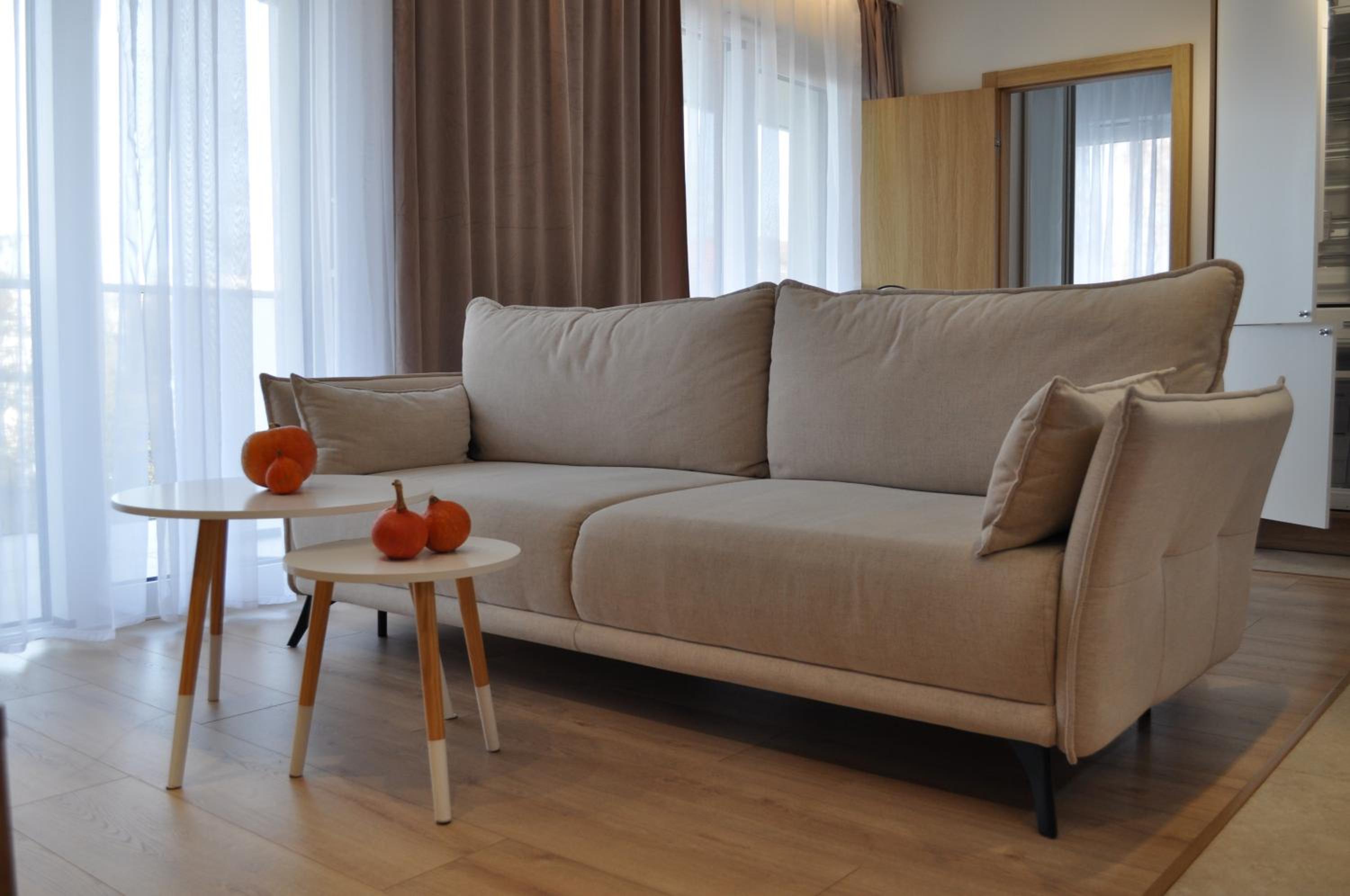 4SUMMER Golden Dune - Parking, przestronne mieszkanie 50m2, cały apartament do dyspozycji, duży taras z pięknym zachodem słońca Parkplatz, geräumige Wohnun