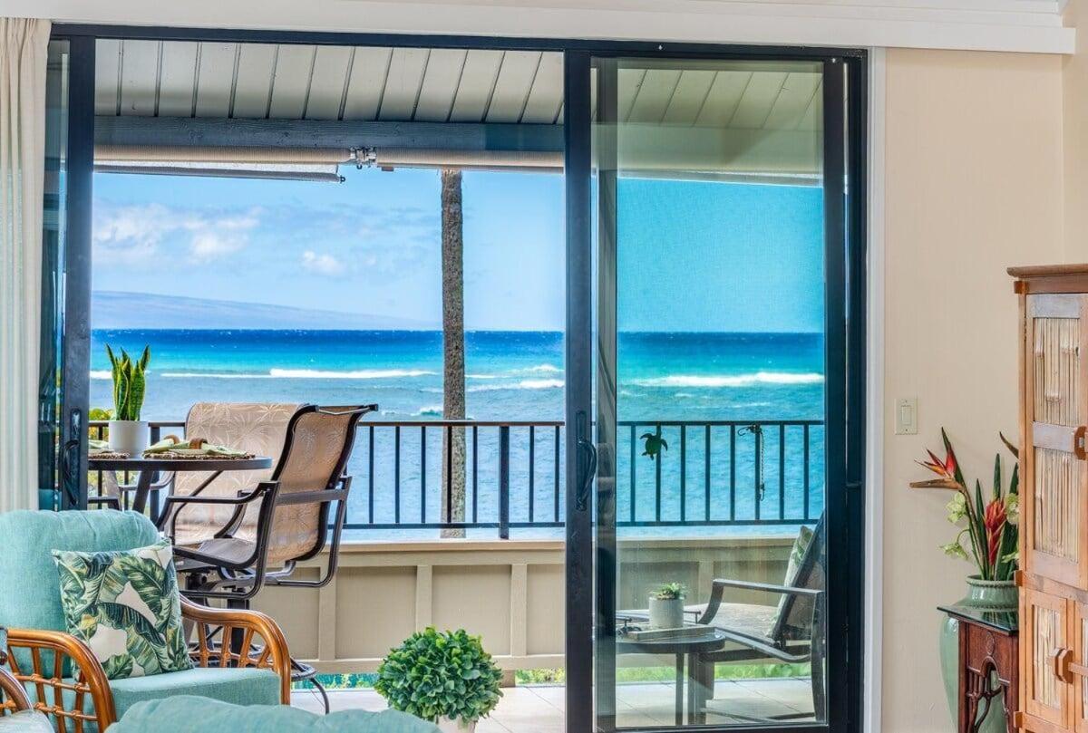 Kahana Village 2 · KHV 2 Direct Oceanfront 2BD Condo Steps to Be