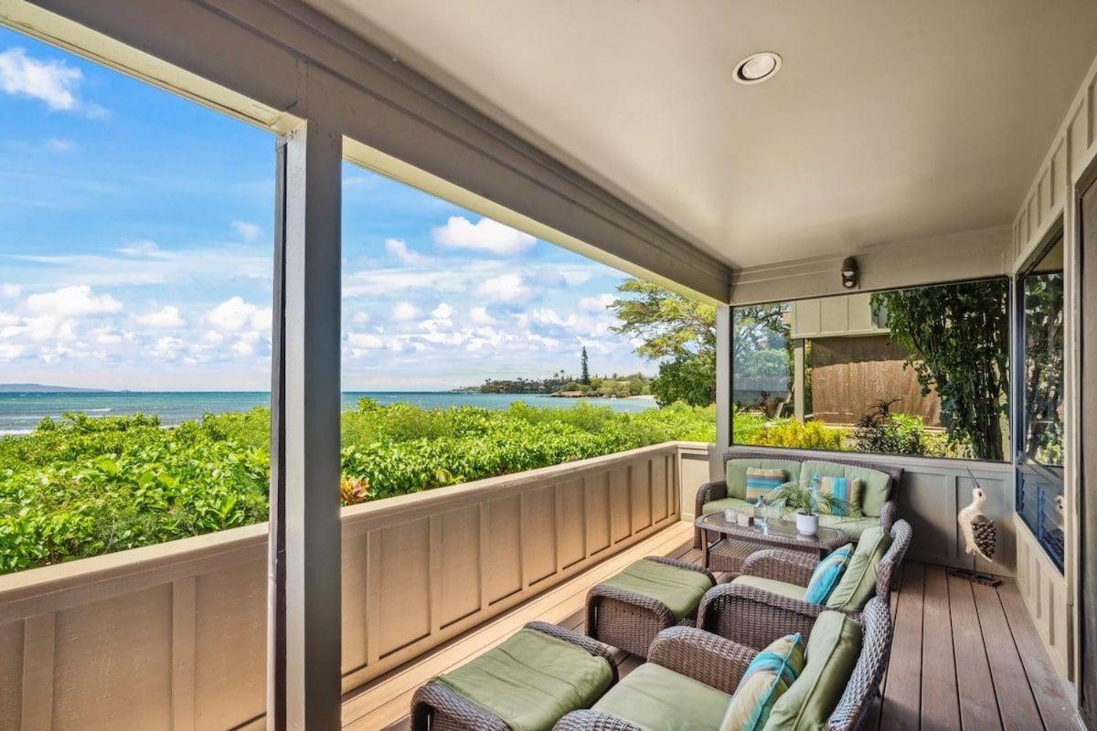 Kahana Village 31 · KHV 31 Spacious Direct Oceanfront 3BD Condo