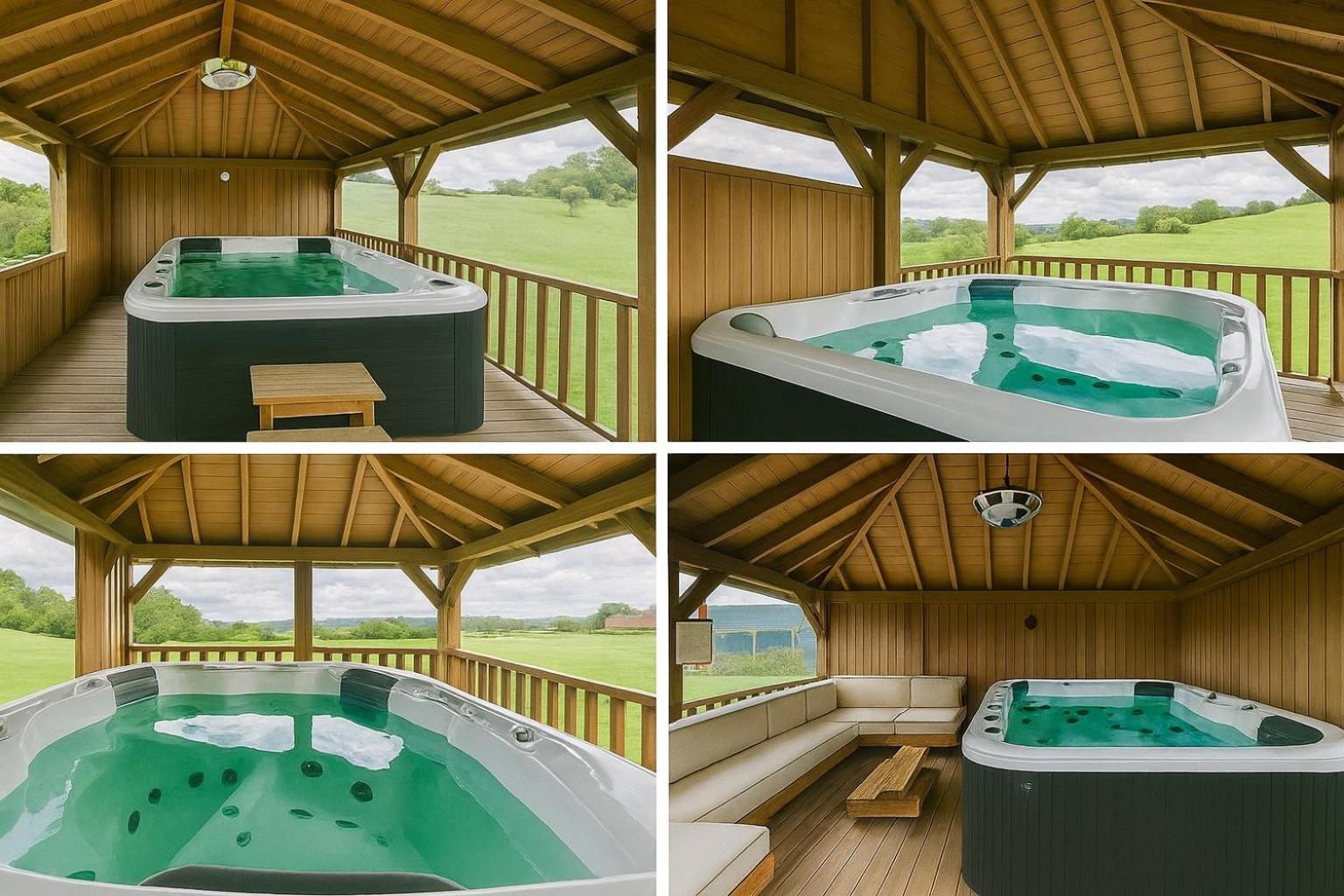 Chalet de 95m2 au cœur du Pays d'Auge, en Normandie avec Piscine et Jacuzzi