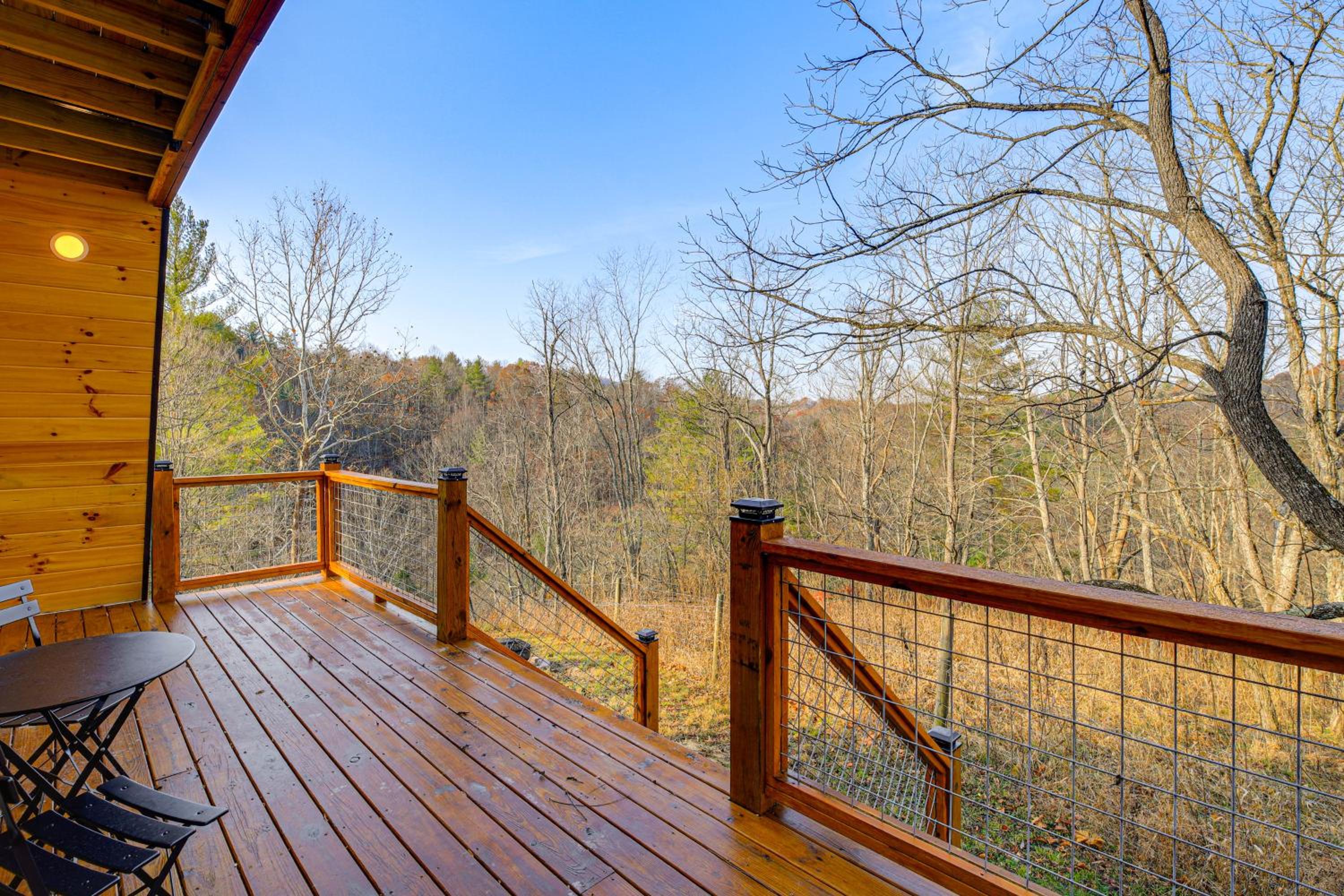 Steps to State Park! A-Frame Cabin in Piney Creek