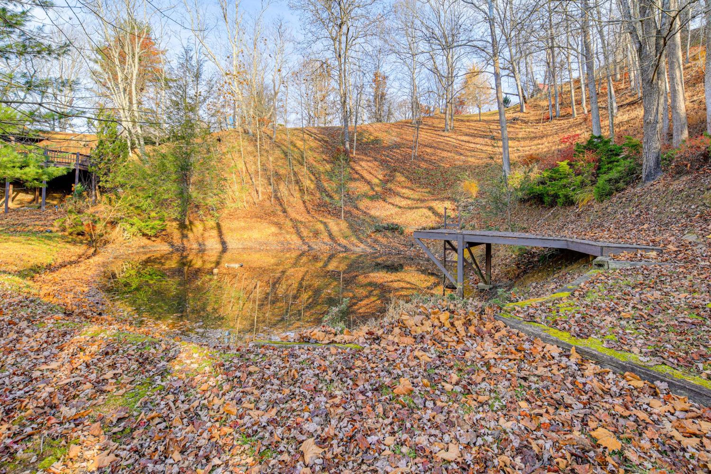 Steps to State Park! A-Frame Cabin in Piney Creek