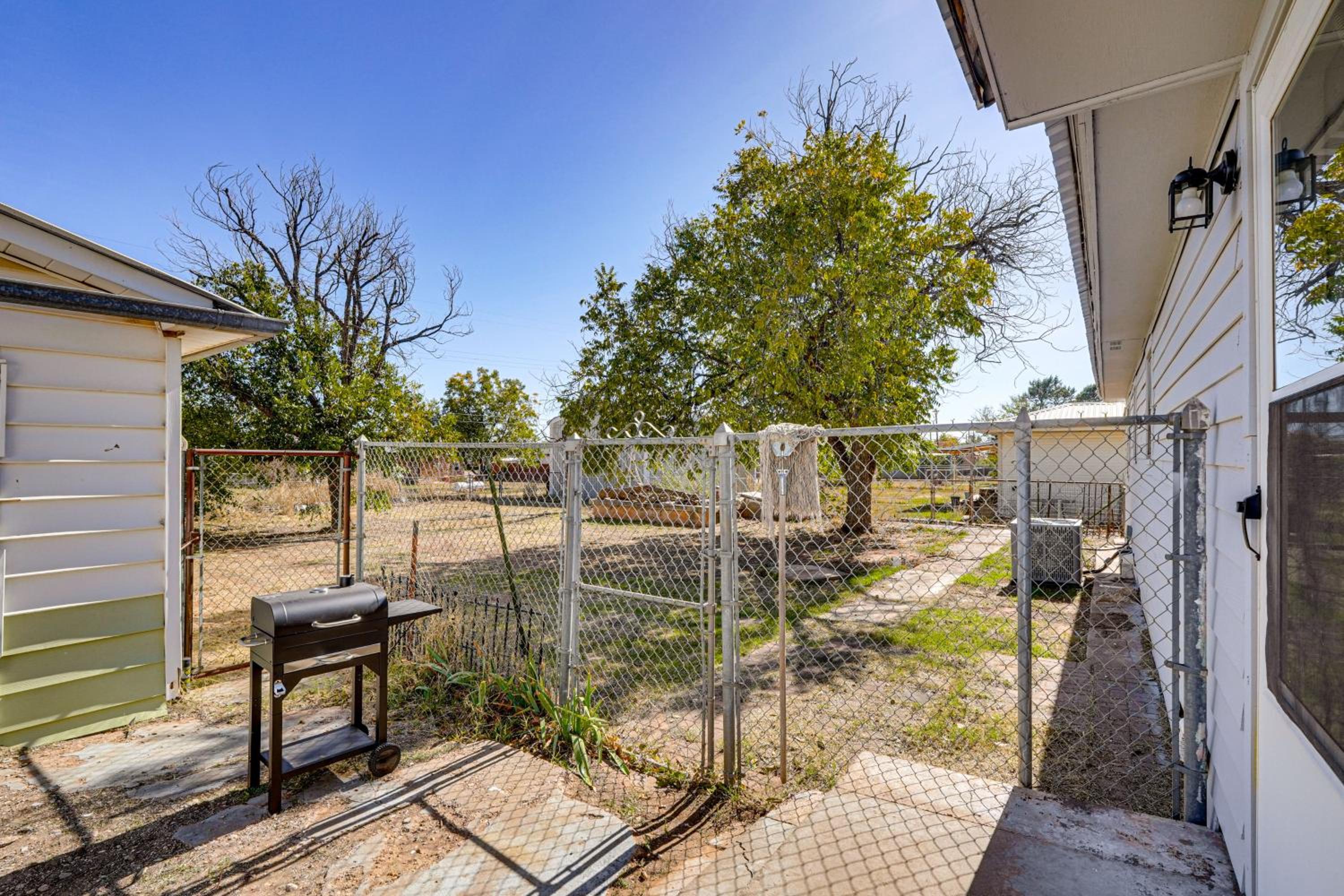 Near Hunting Grounds Aspermont Home with Yard