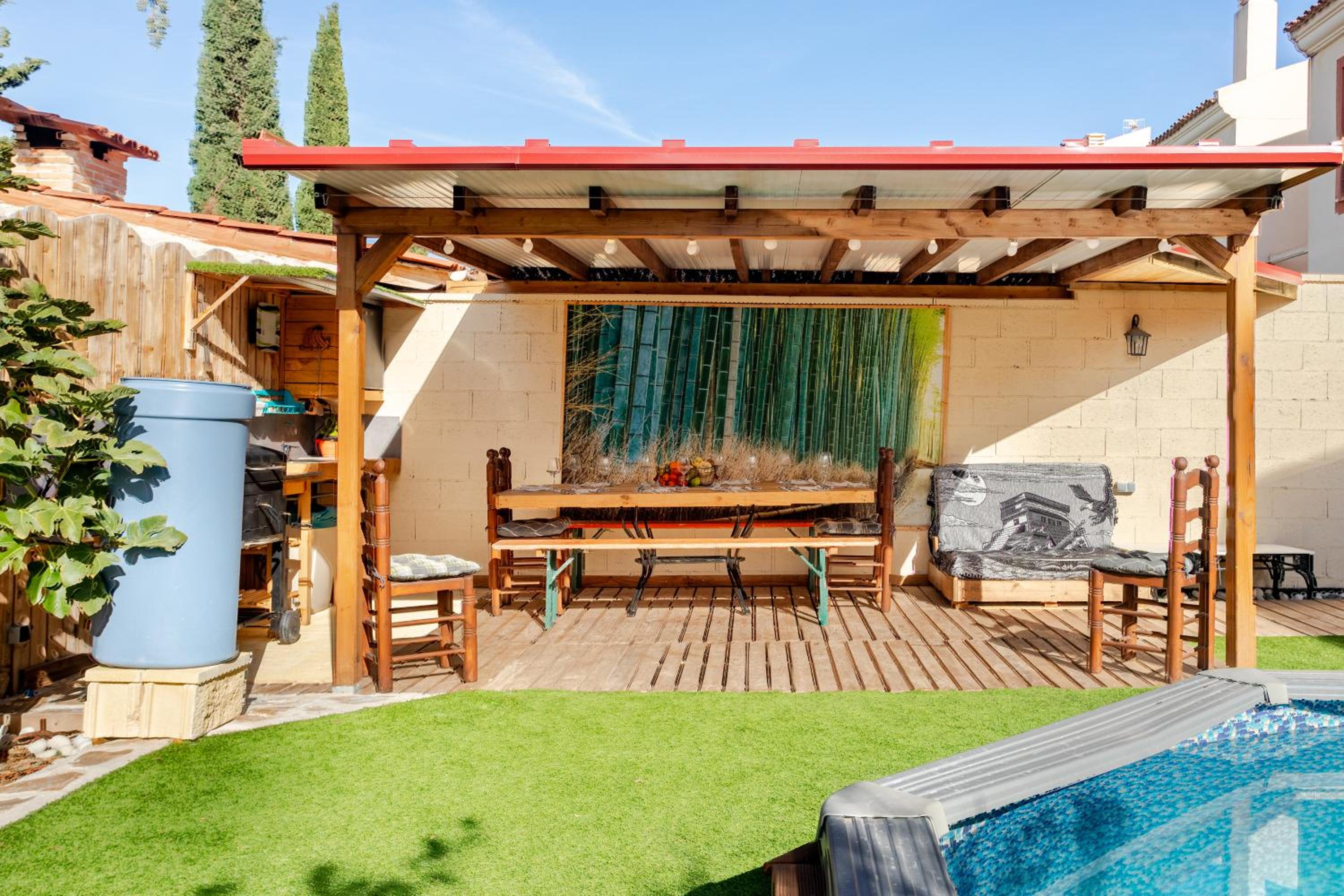 Villa garden and sea Costablanca