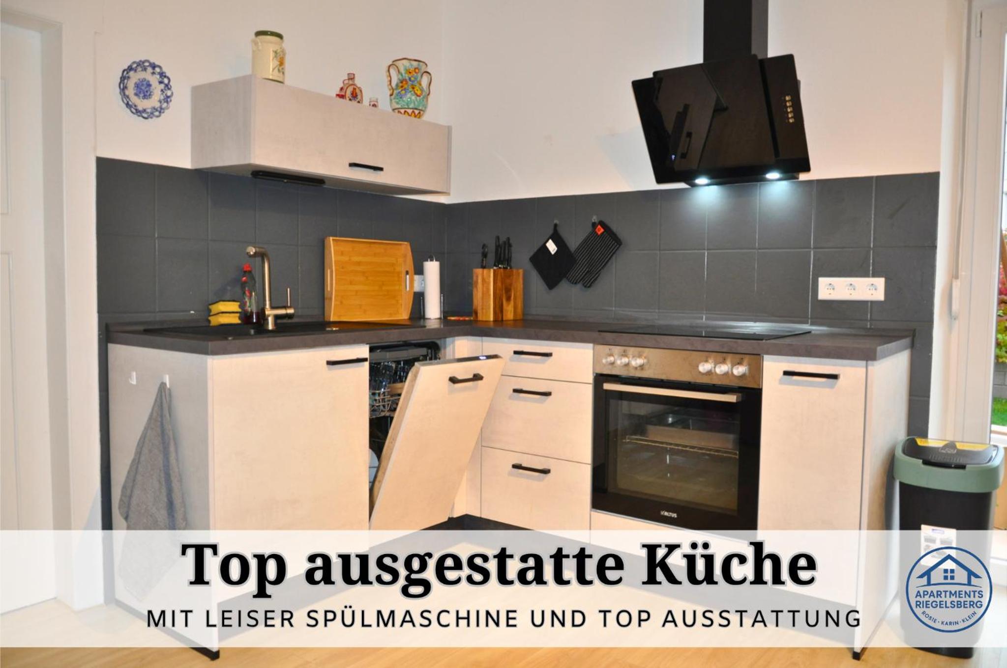 Apartment Karin - Modern ausgestattet und ideal für Gruppen bis 6 Personen und Hund, egal ob Familie, Kollegen oder Freunde, 85qm mit Terasse und eigenem S