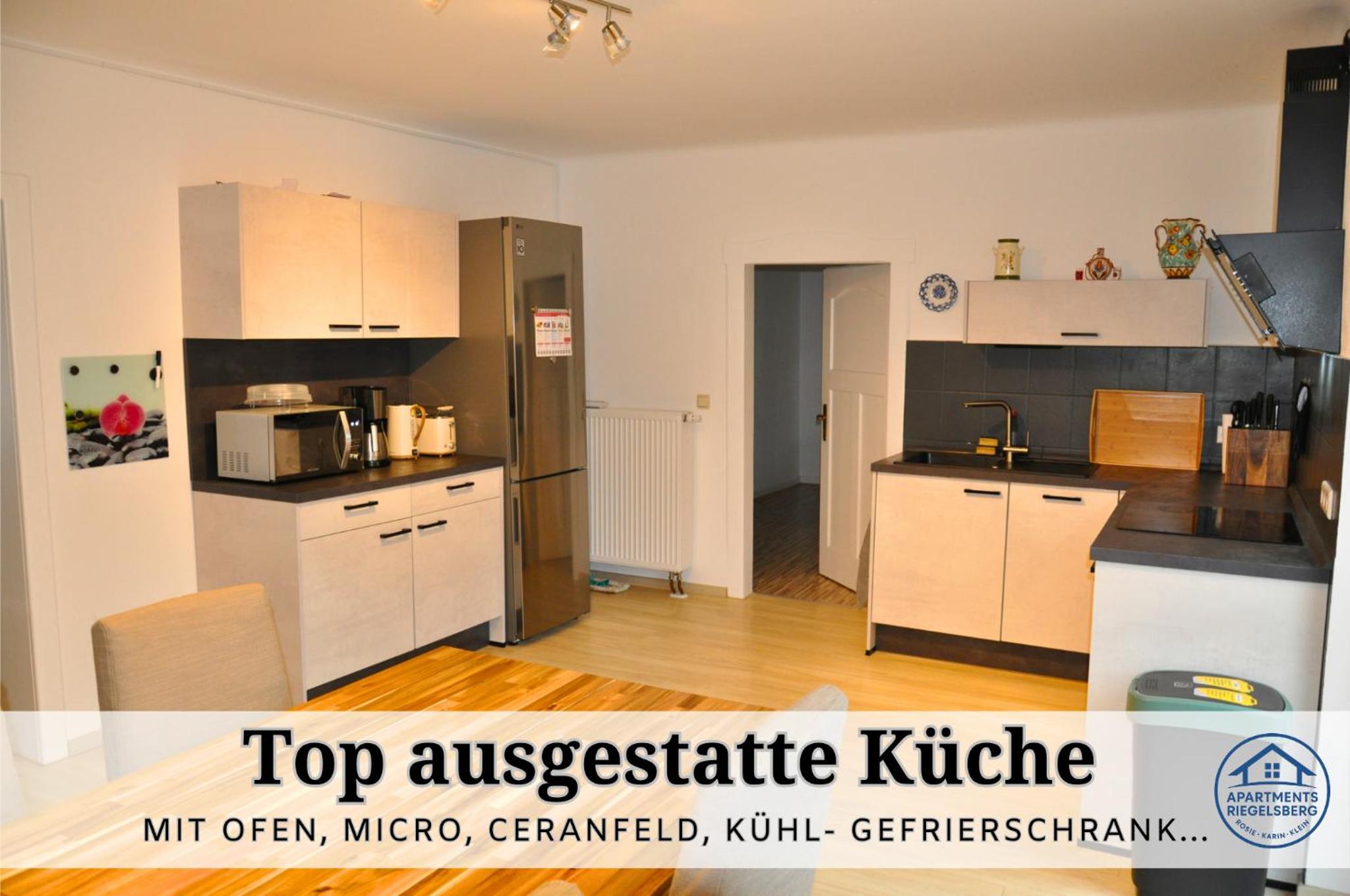 Apartment Karin - Modern ausgestattet und ideal für Gruppen bis 6 Personen und Hund, egal ob Familie, Kollegen oder Freunde, 85qm mit Terasse und eigenem S