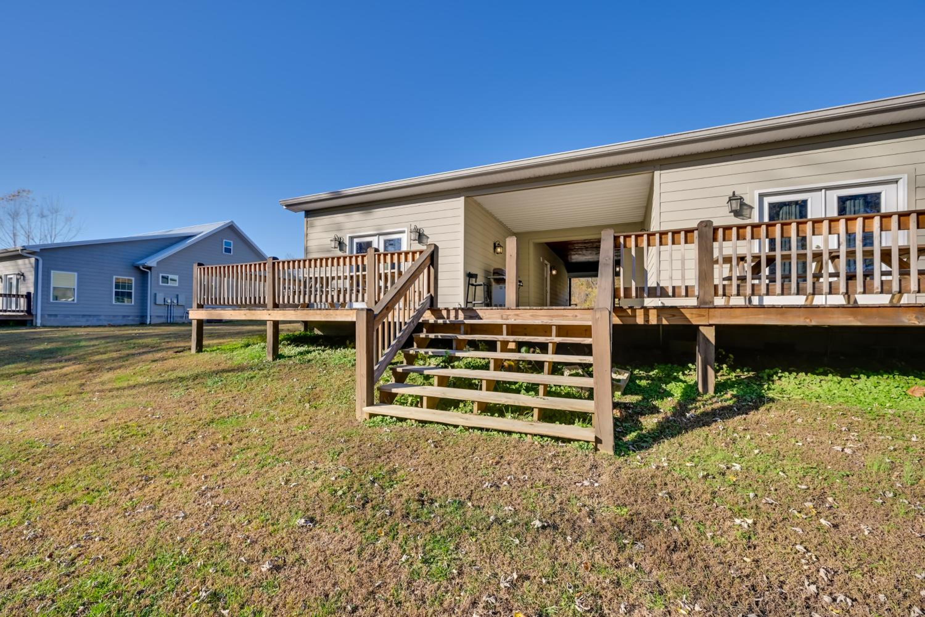 Fish and Unwind! Rough River Hideaway with Deck