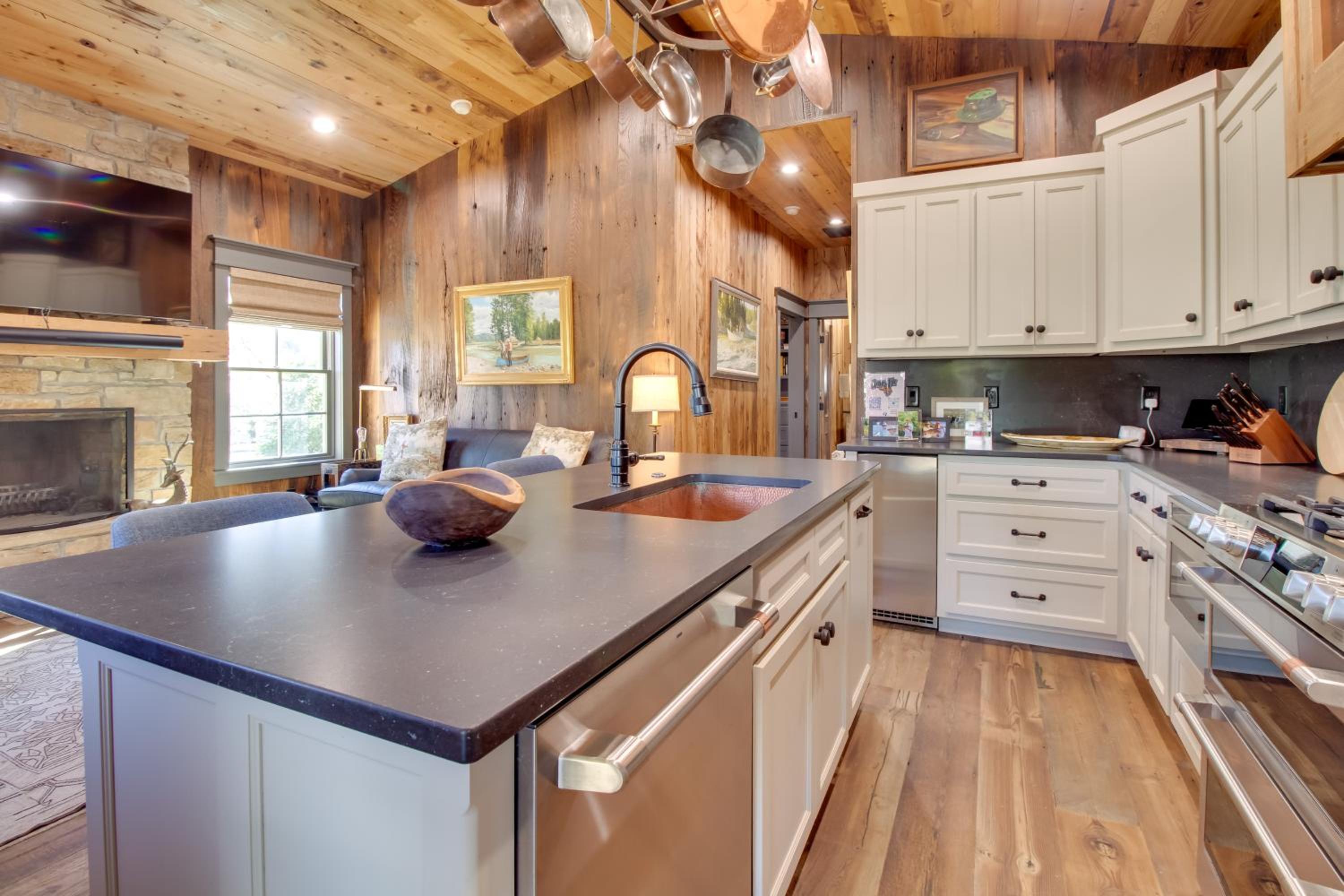 Walk to White River Cozy Escape with Screened Porch