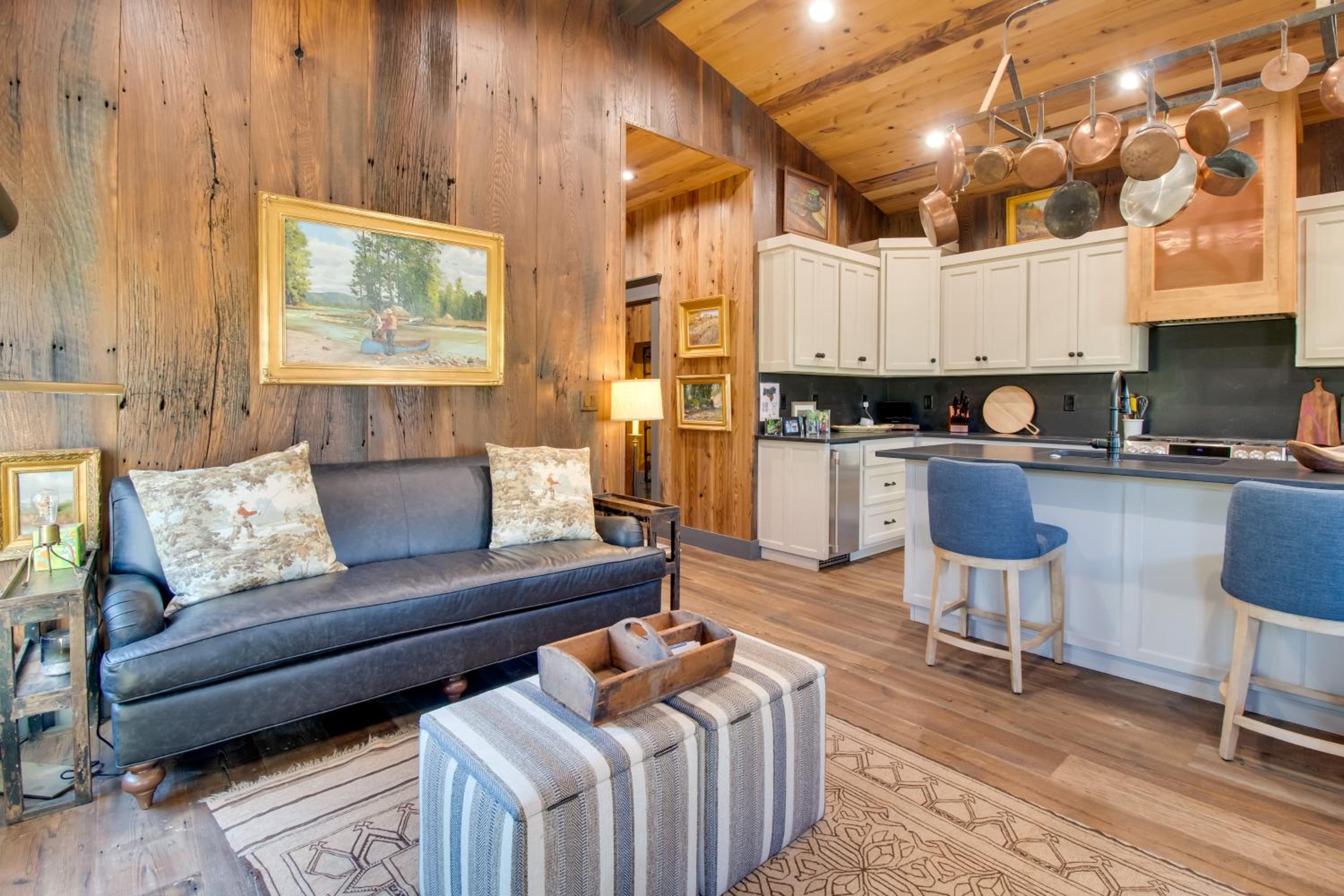 Walk to White River Cozy Escape with Screened Porch