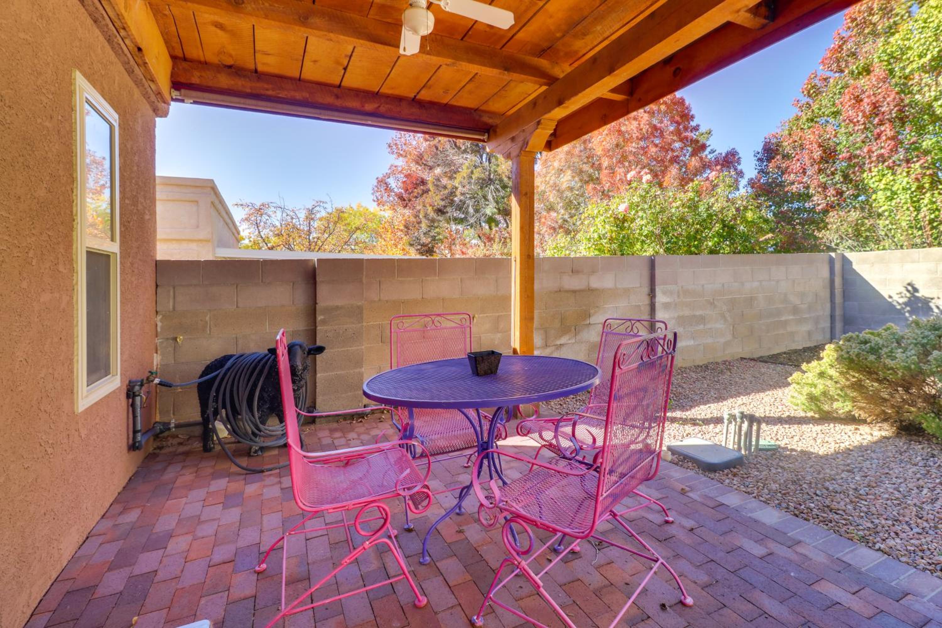 Covered Patio and Private Yard Albuquerque Retreat
