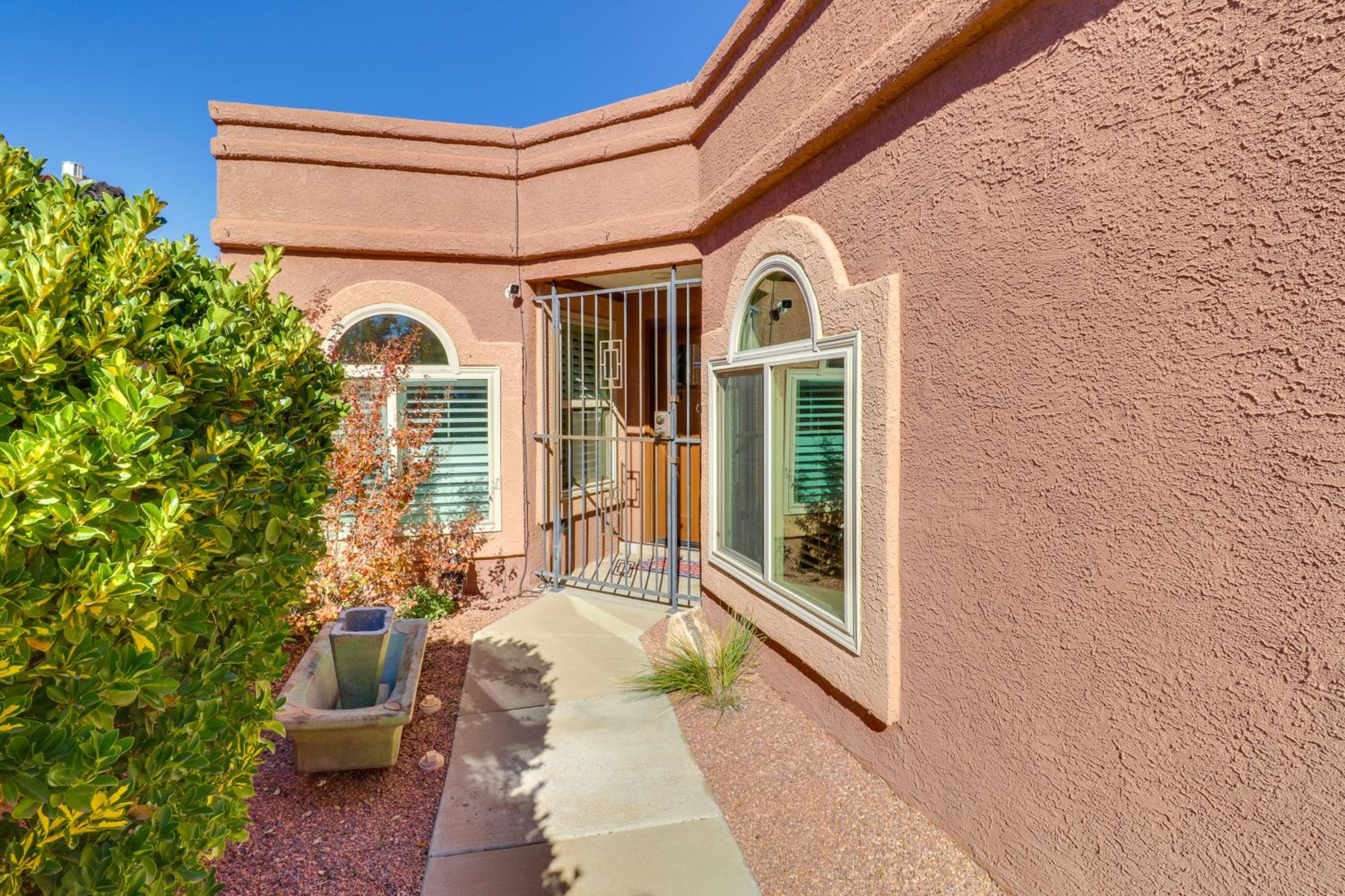 Covered Patio and Private Yard Albuquerque Retreat