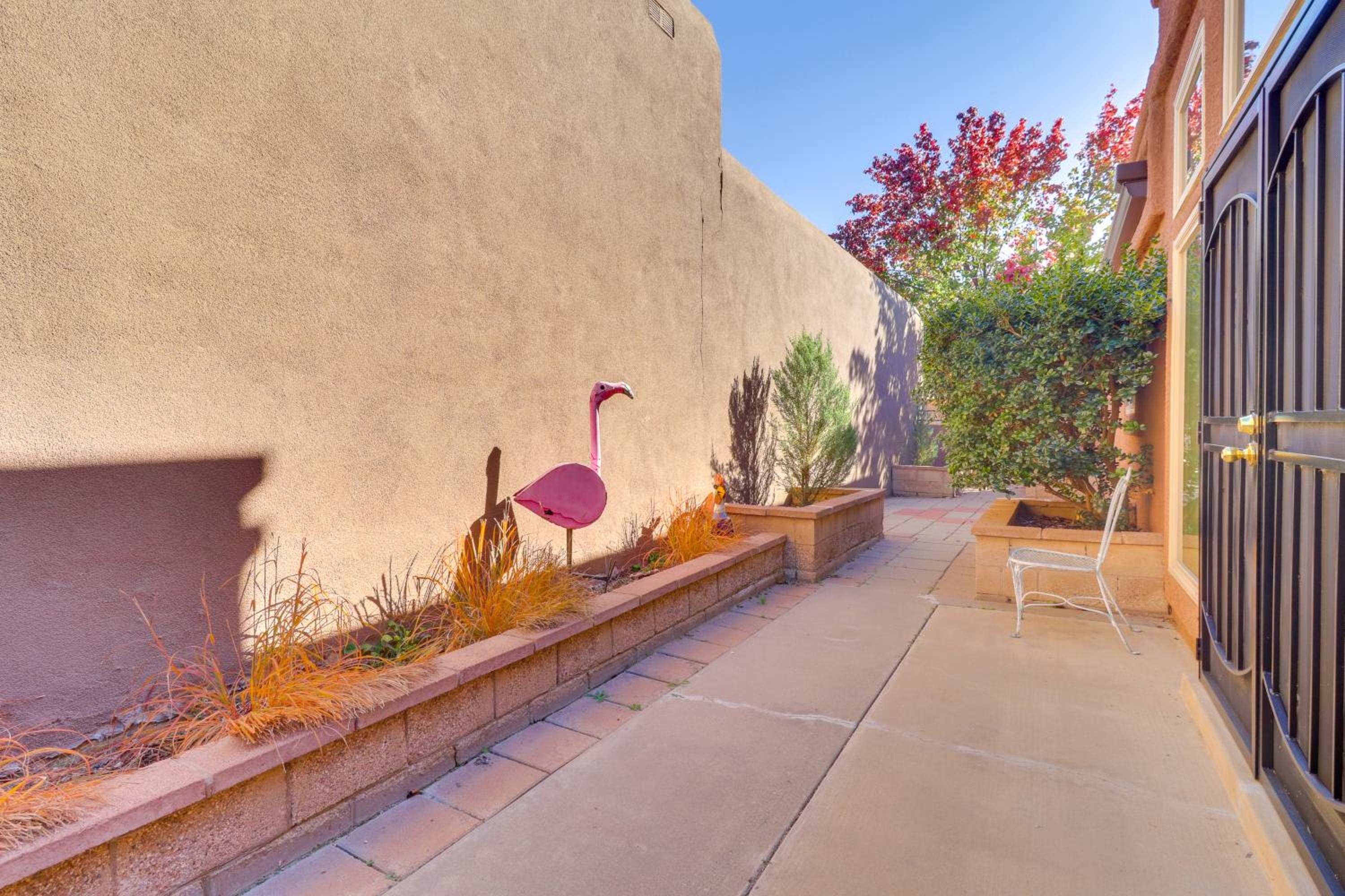 Covered Patio and Private Yard Albuquerque Retreat