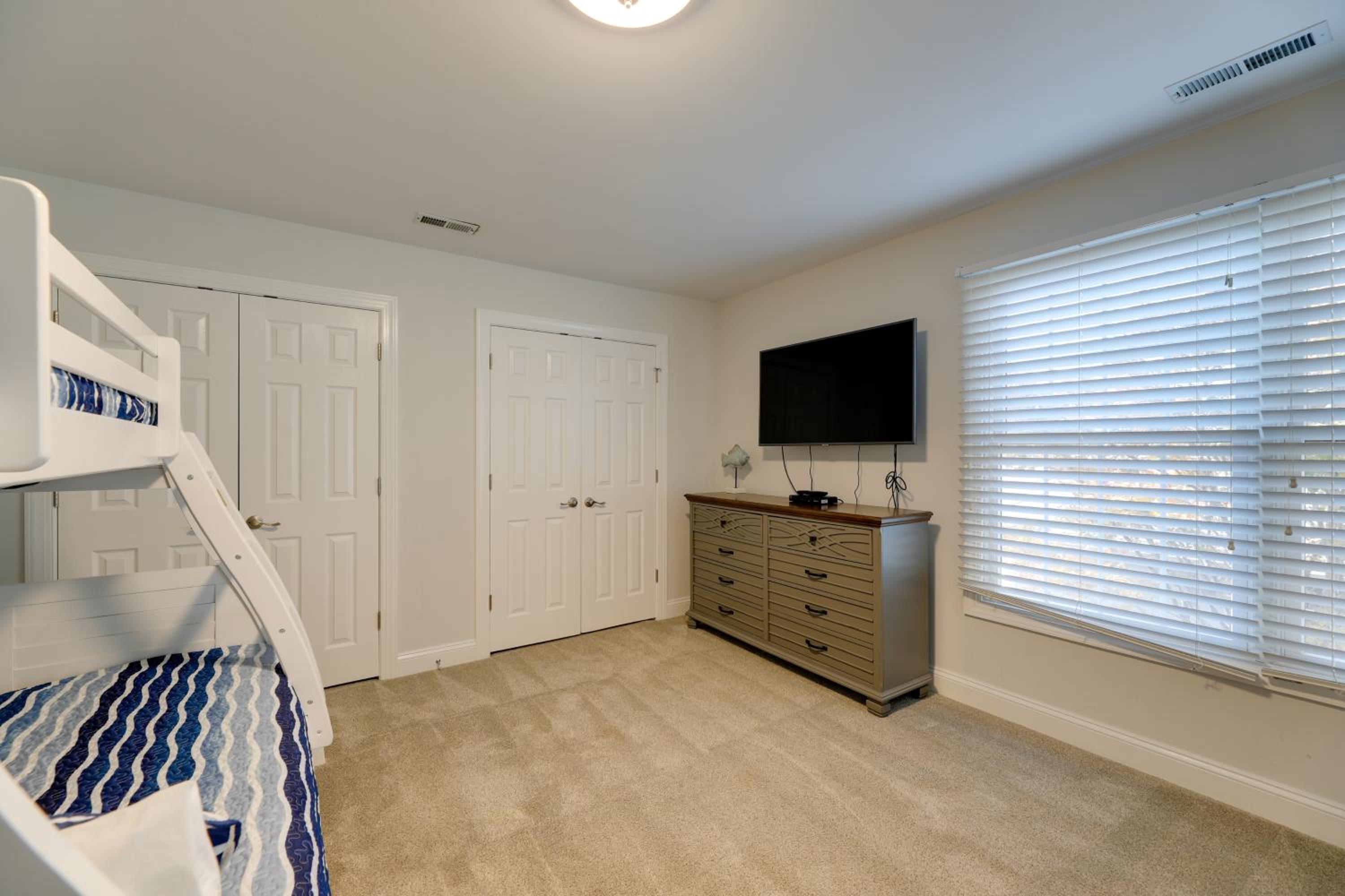 Theater Room and Deck at Massive Salt Pond Home!