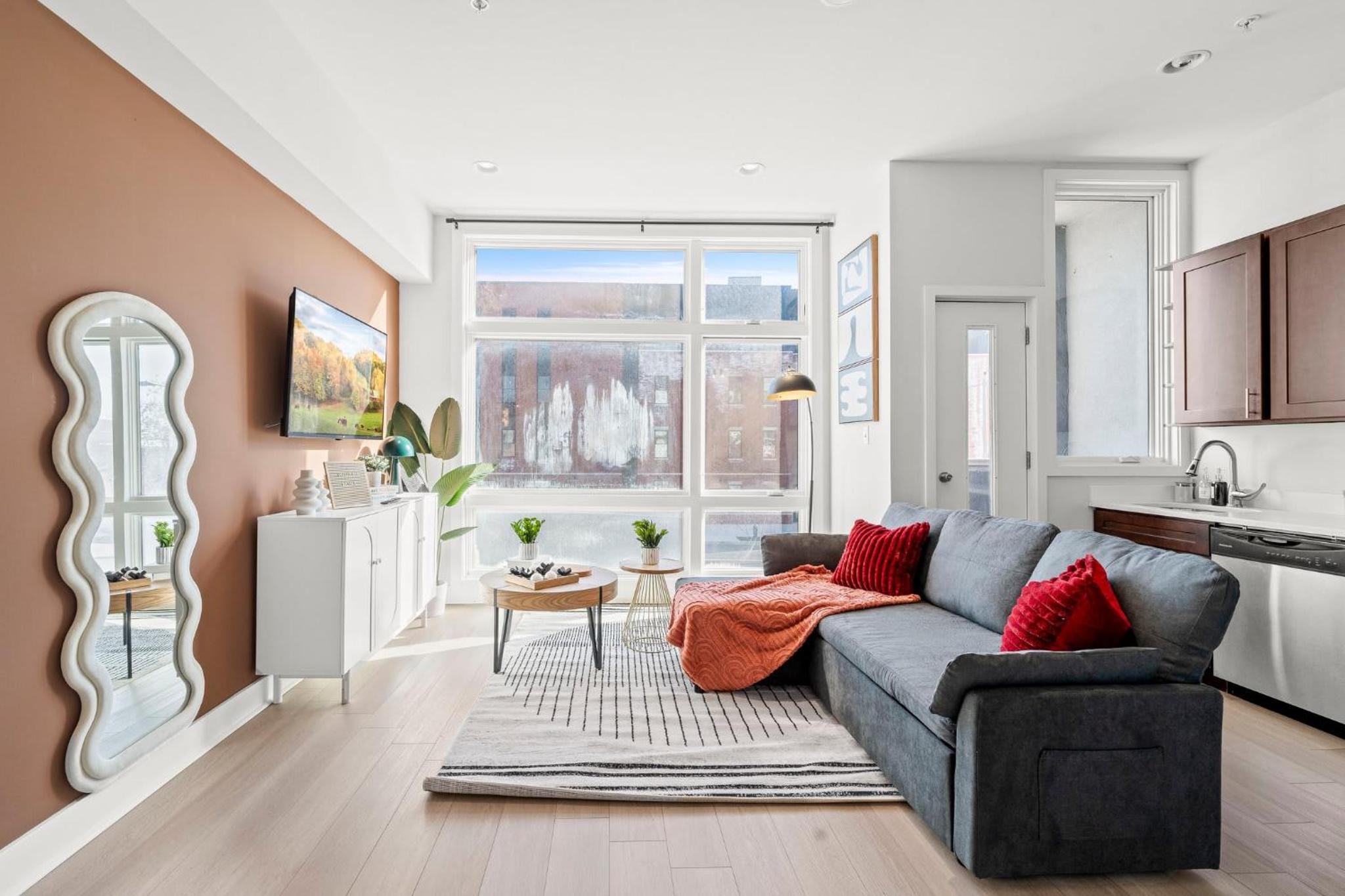 Modern 1BR Apartment Downtown Philly Near MET