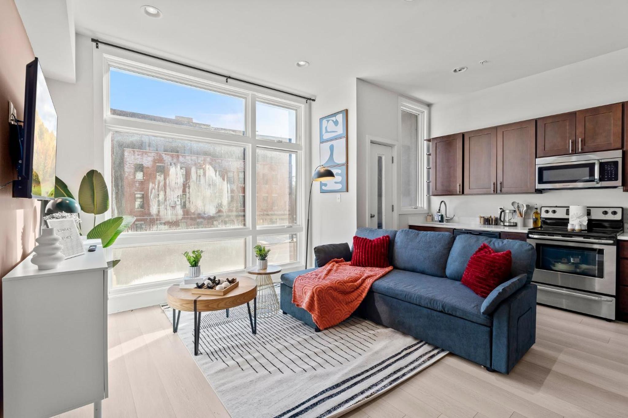 Modern 1BR Apartment Downtown Philly Near MET