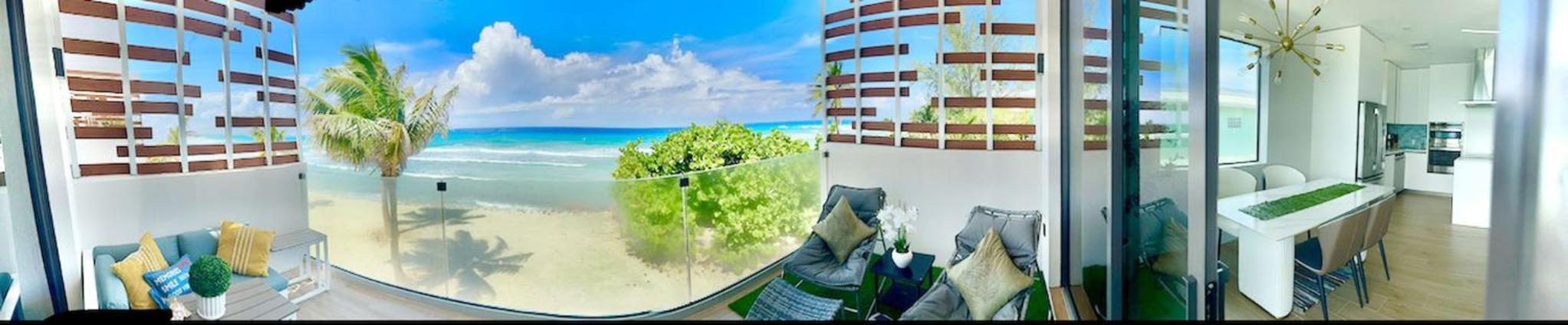 Oceanfront Rooftop luxury 2B2B residency pool beach in North Side, Grand Cayman