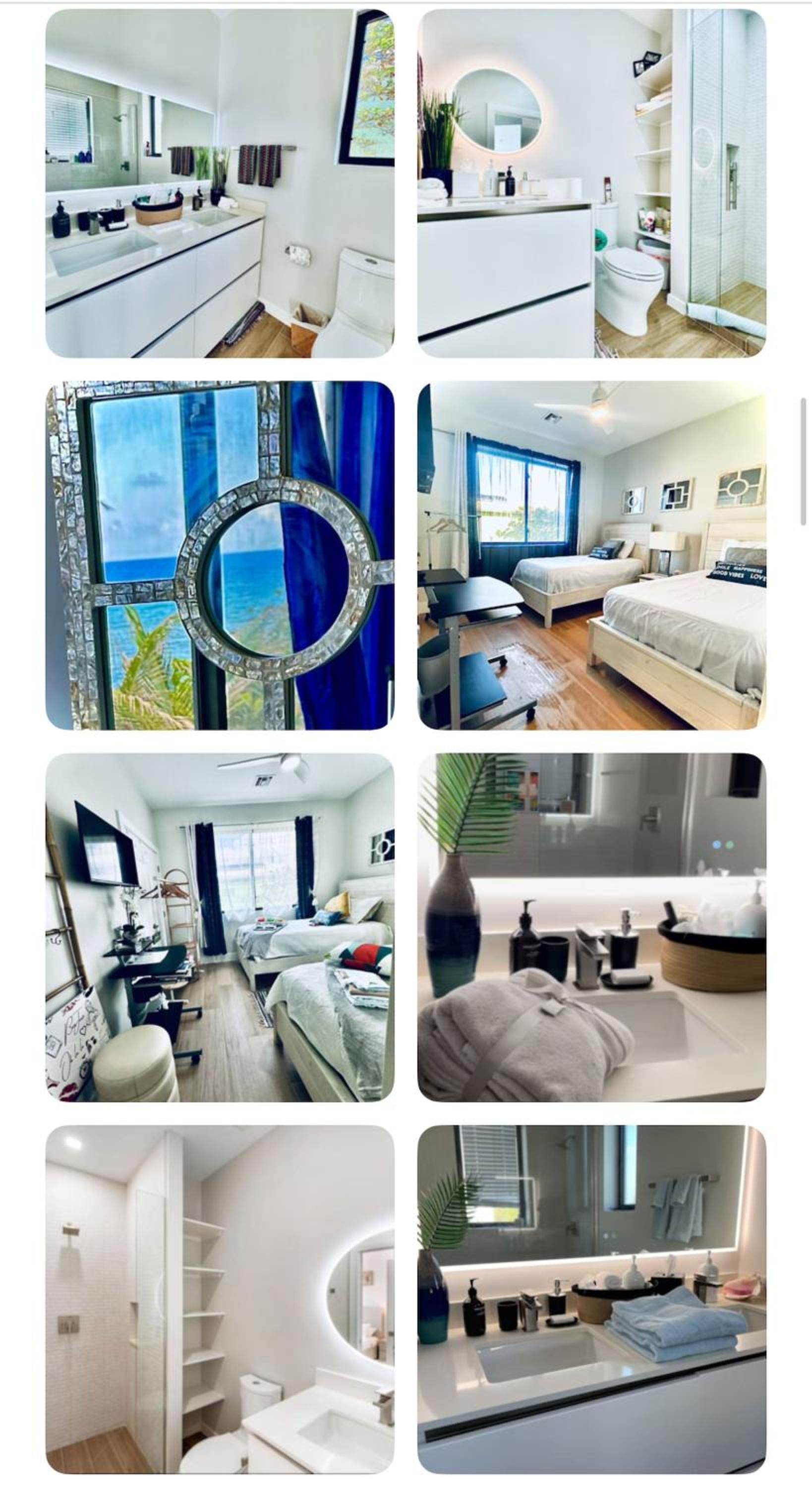 Oceanfront Rooftop luxury 2B2B residency pool beach in North Side, Grand Cayman