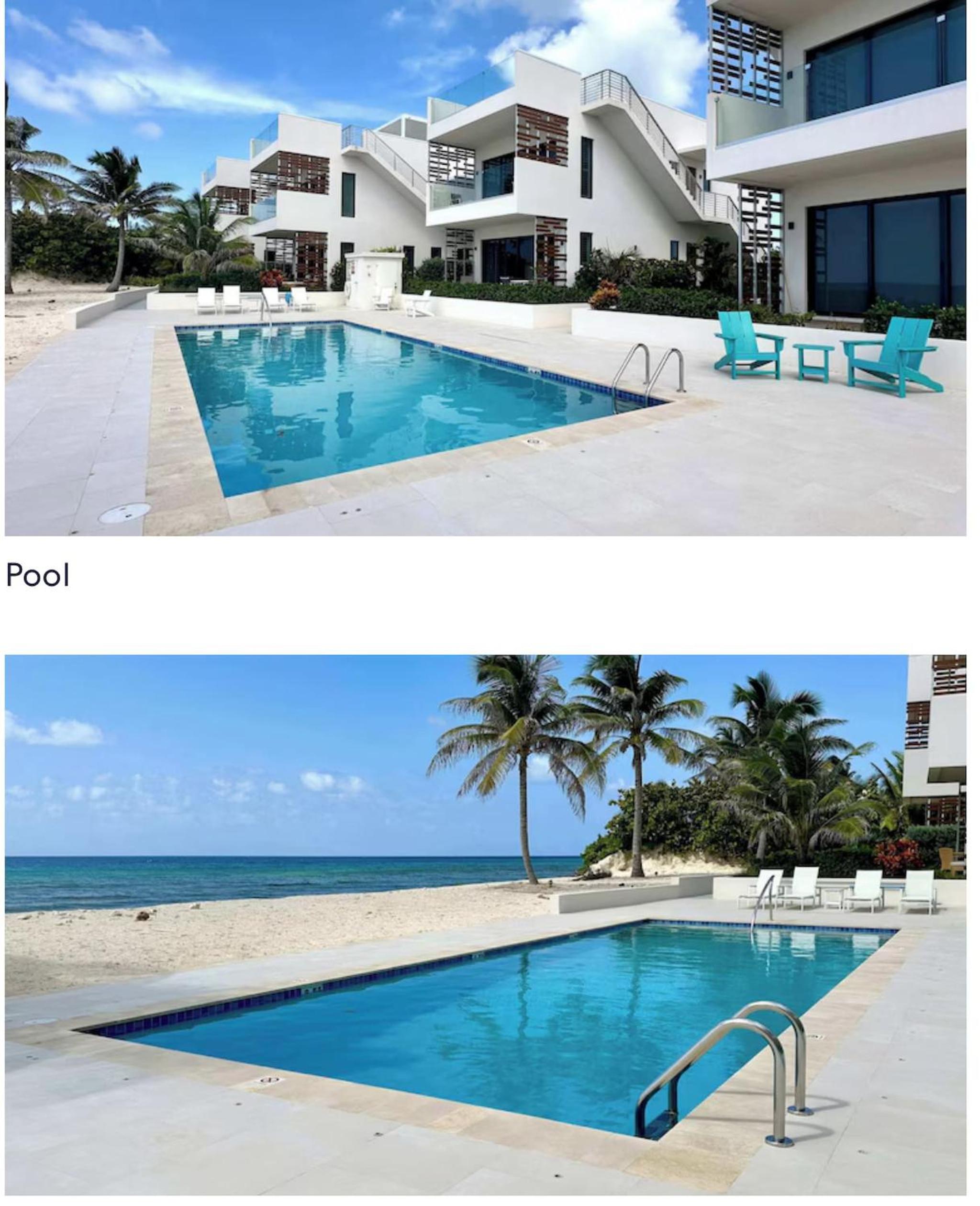 Oceanfront Rooftop luxury 2B2B residency pool beach in North Side, Grand Cayman