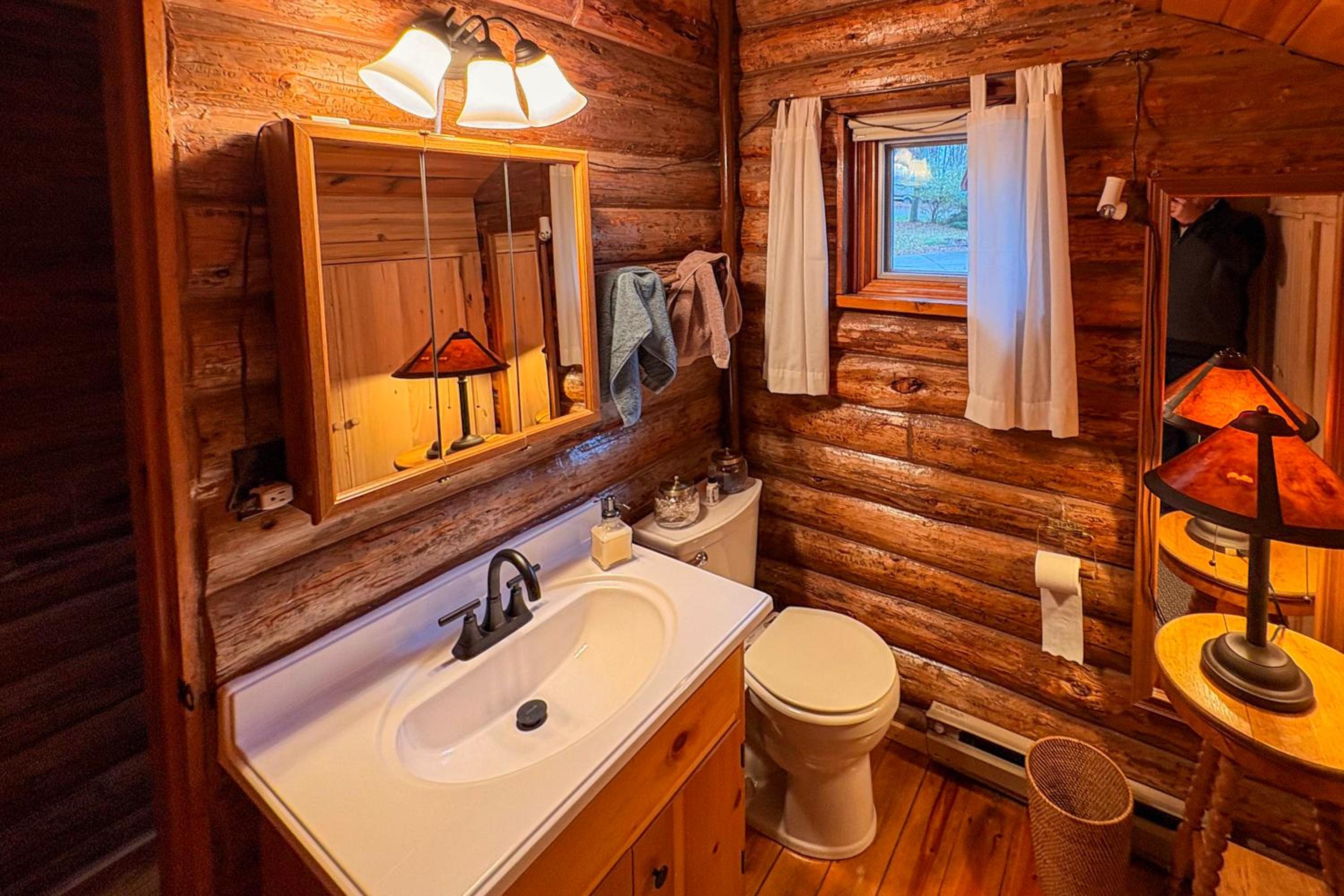 Private Beach! Lakefront Cabin in Panora