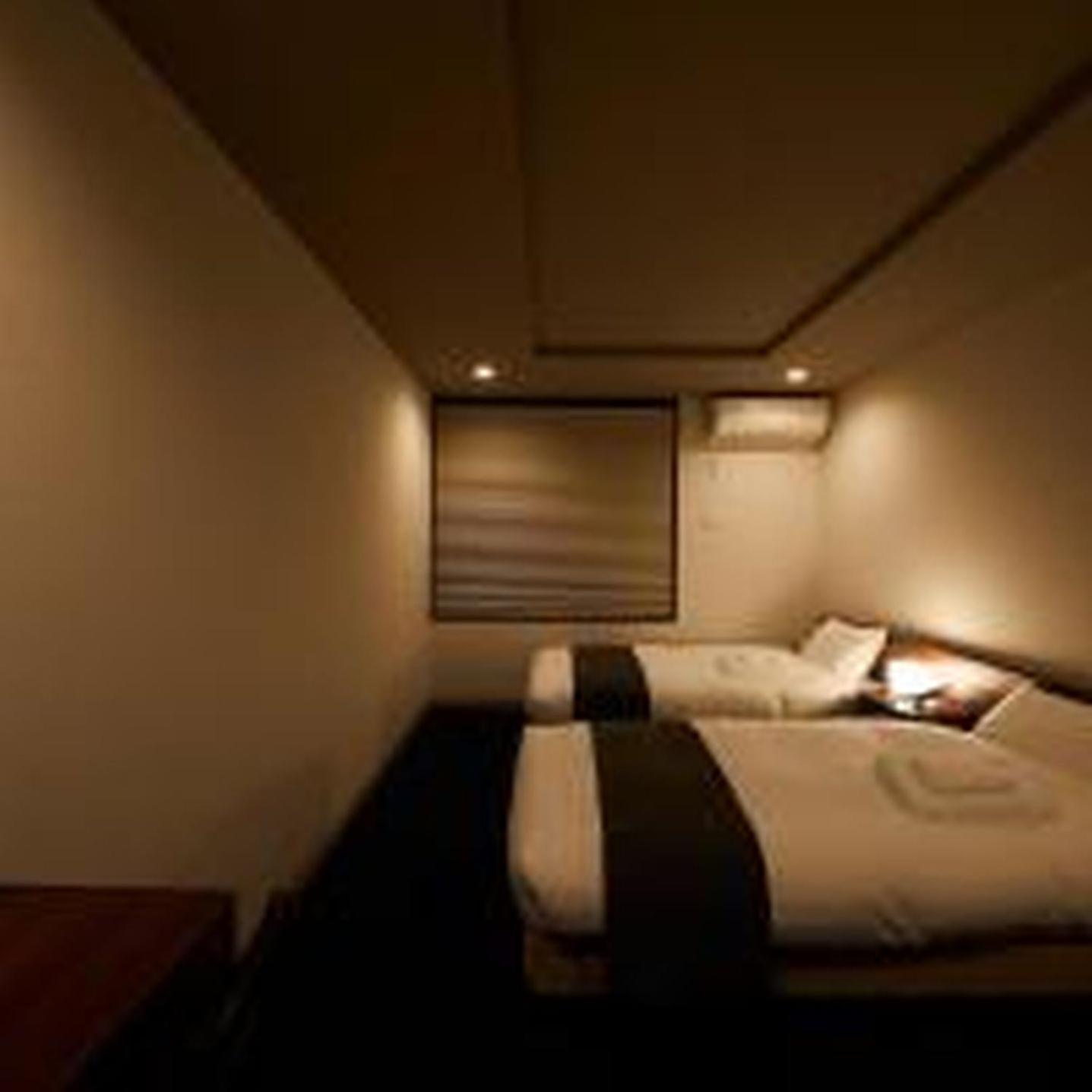 IYASHI KIYOMIZU GOJO -Twin Room- Boutique Hotel 癒し 清水五条 ツインルーム