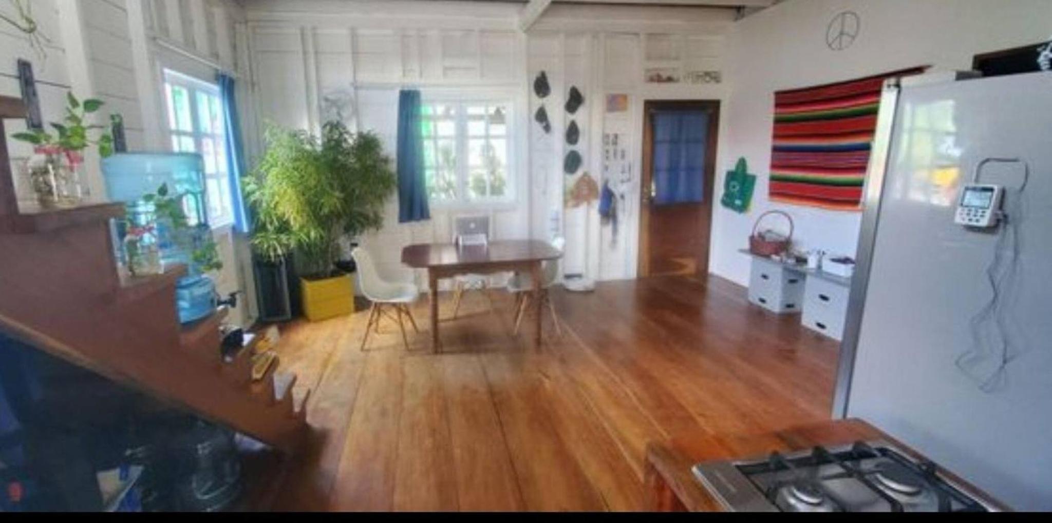 Chalet over the Caribbean sea
