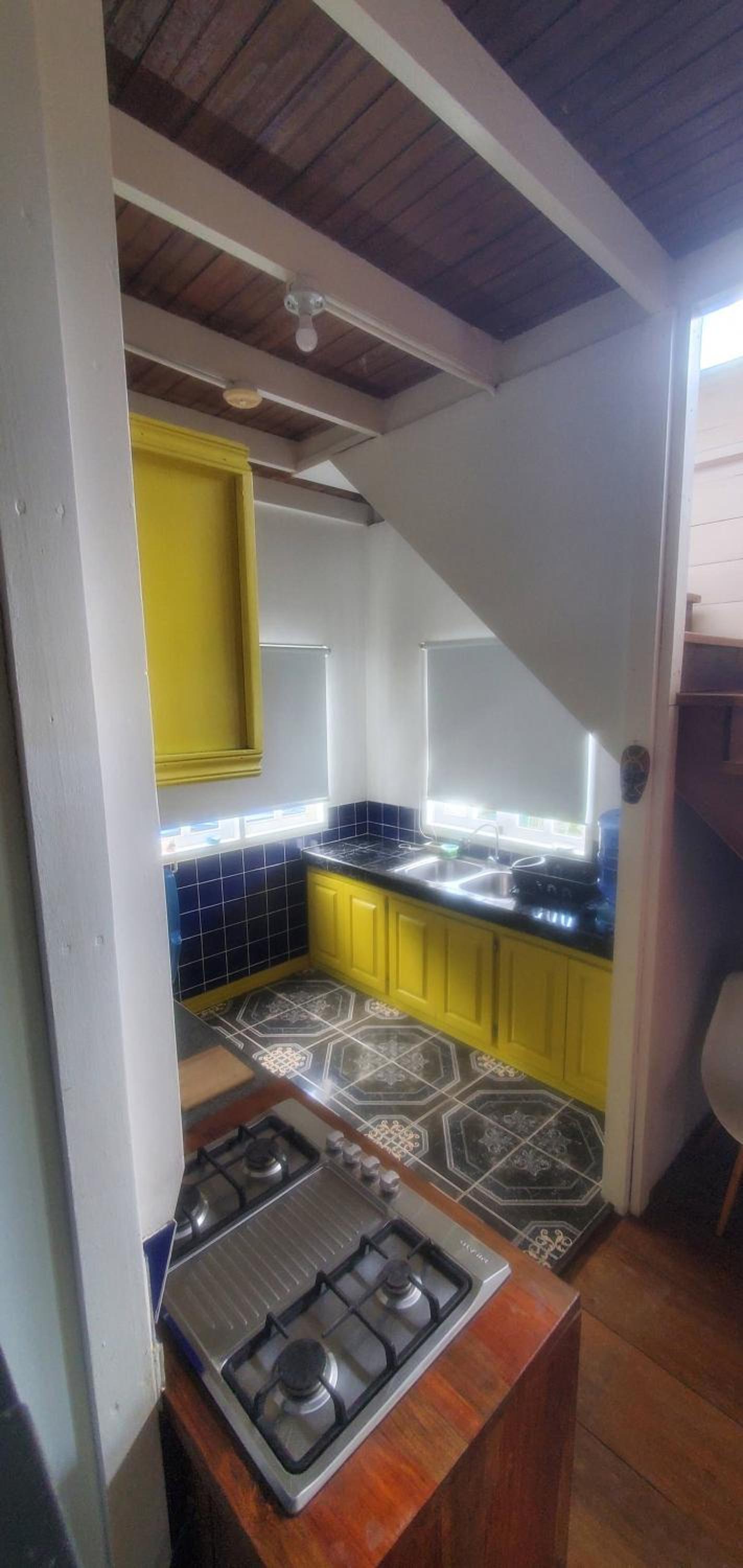 Chalet over the Caribbean sea
